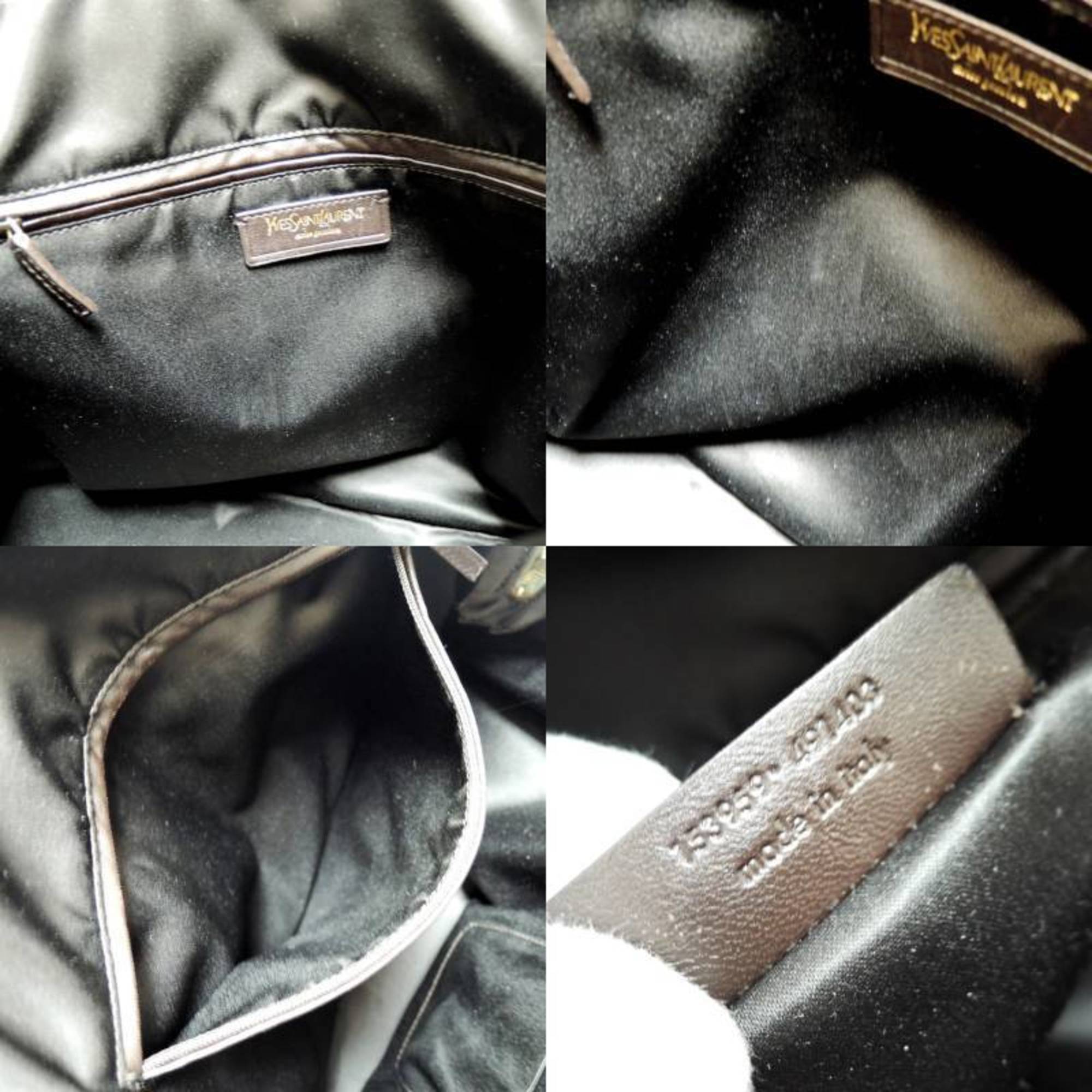 Yves Saint Laurent Muse Moss Green Tote Bag (Pre-Owned)