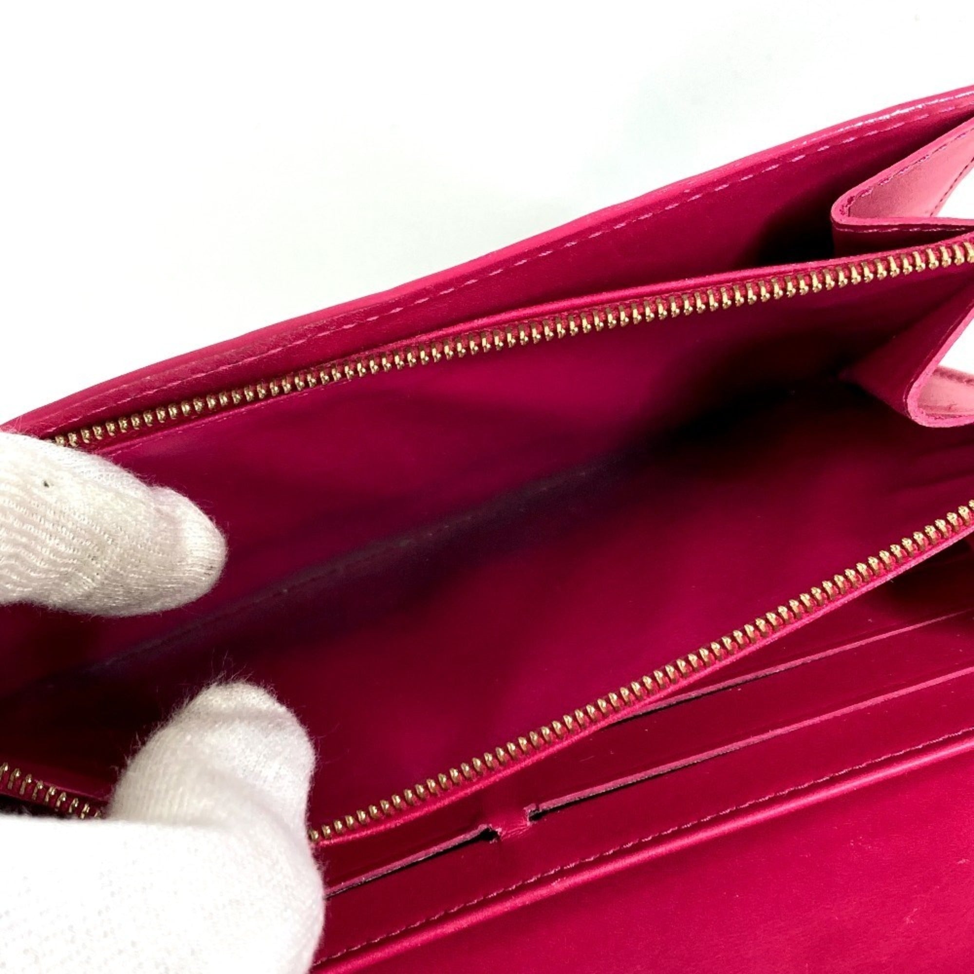 Louis Vuitton Galle Pink Long Bill Wallet (Bi-Fold) (Pre-Owned)