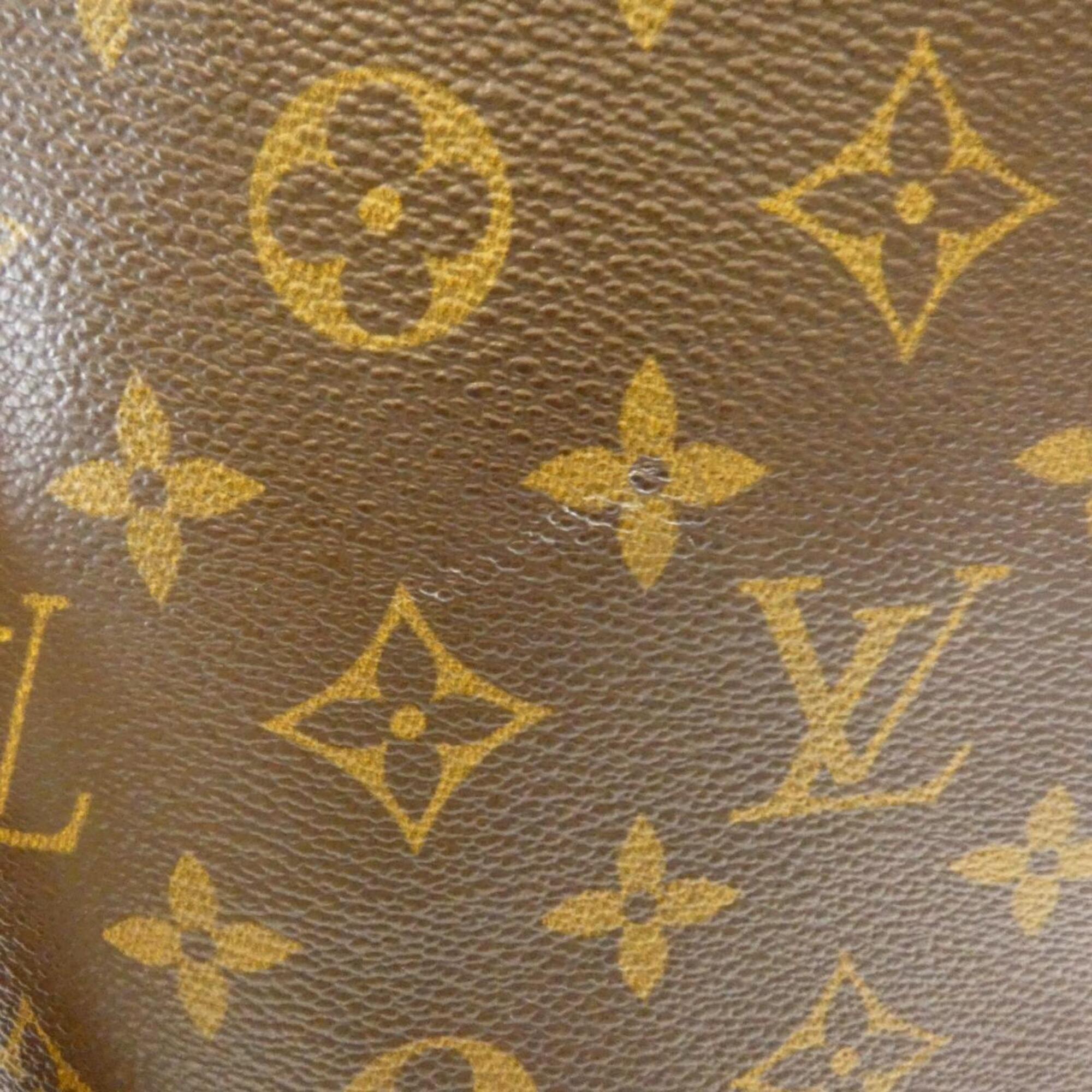 Louis Vuitton Marron Coated Canvas Handbag (Pre-Owned)