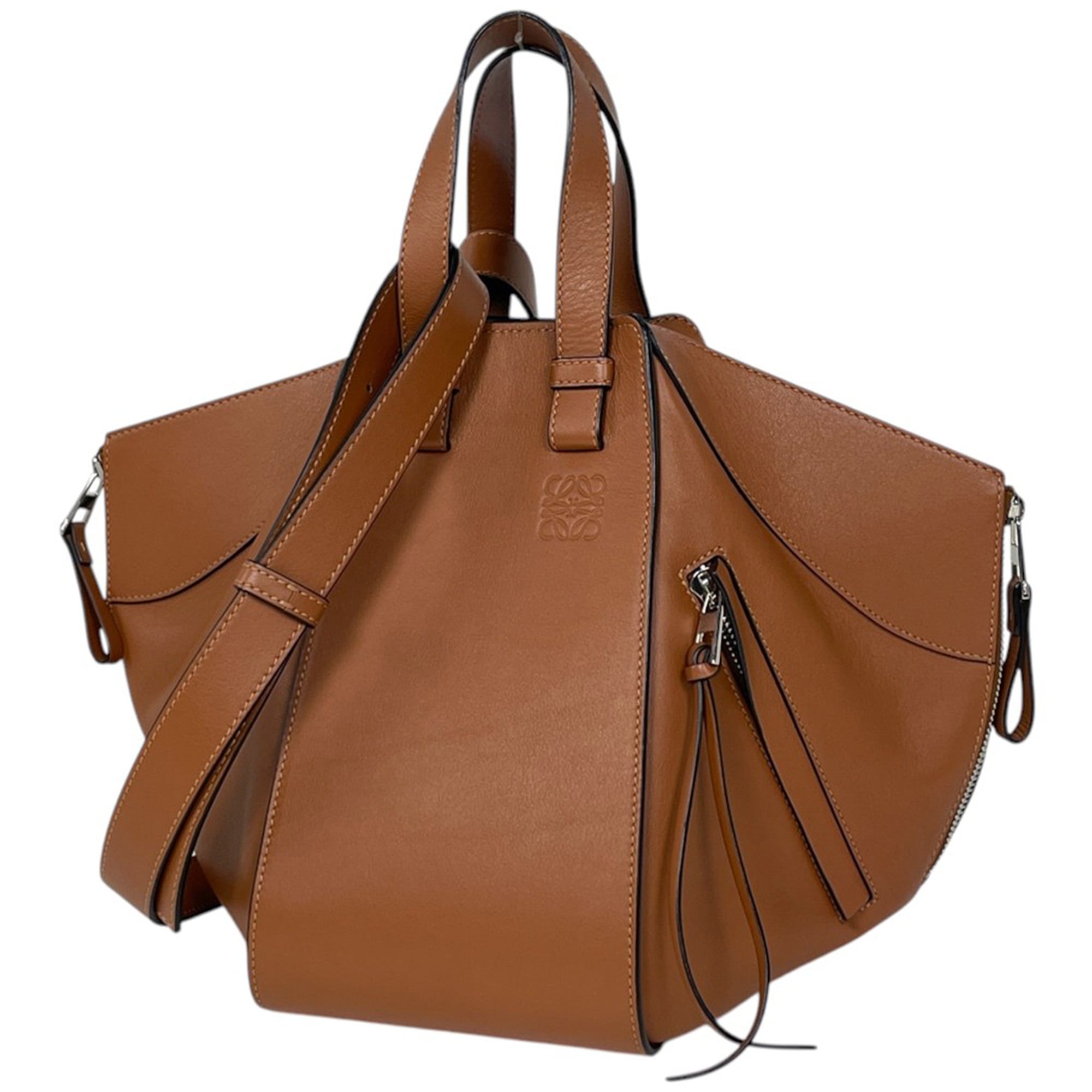 Loewe Hammock Brown Leather Handbag (Pre-Owned)