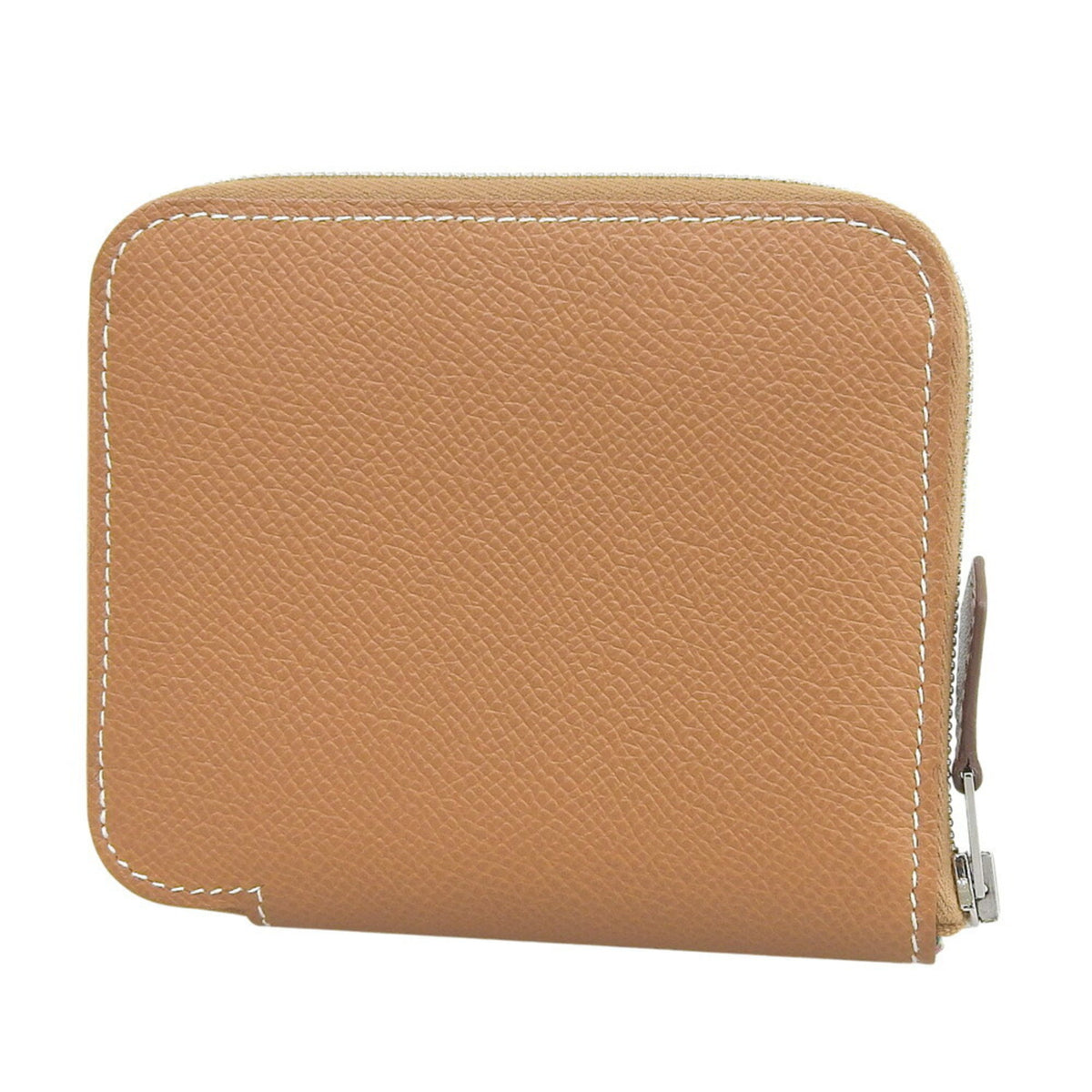 Hermes Brown Epsom Leather Coin Purse/Coin Case (Pre-Owned)
