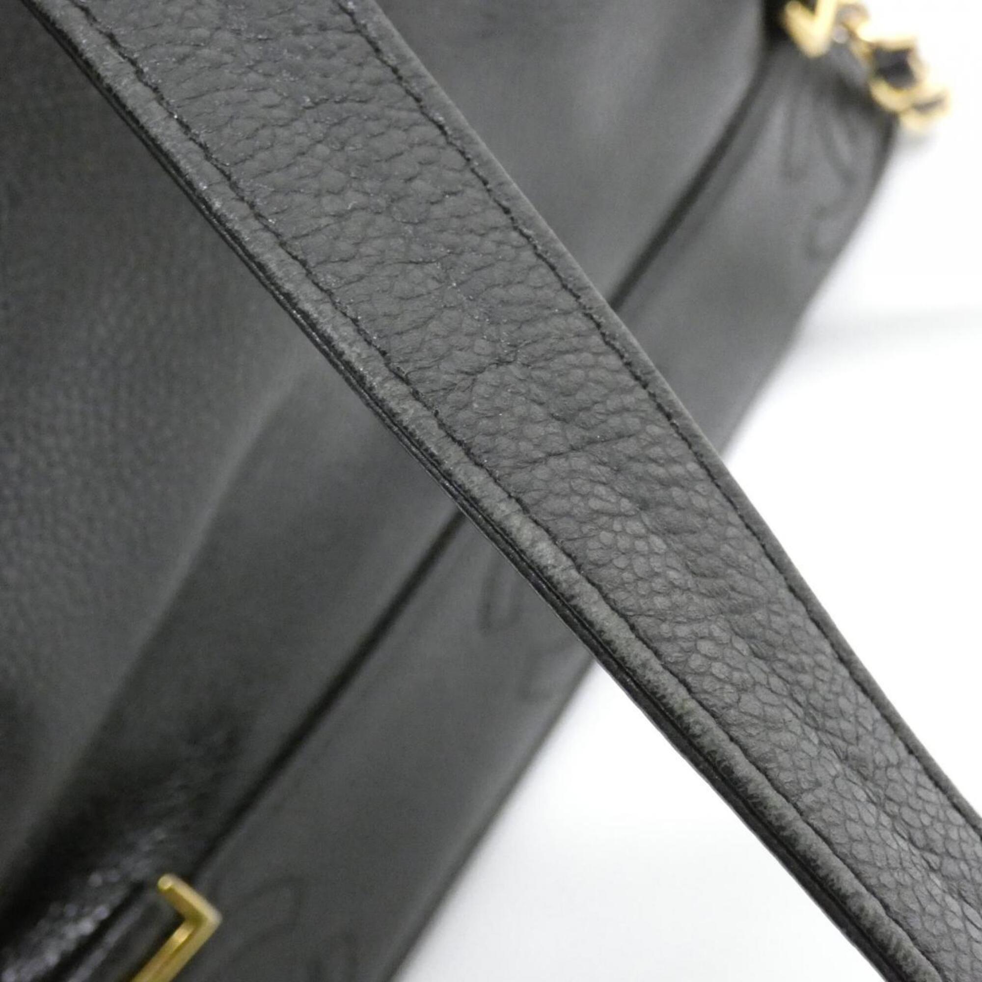 Chanel Black Grained Calfskin Backpack (Pre-Owned)