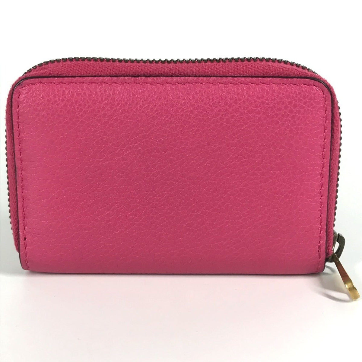 Gucci Pink Leather Coin Purse/Coin Case (Pre-Owned)