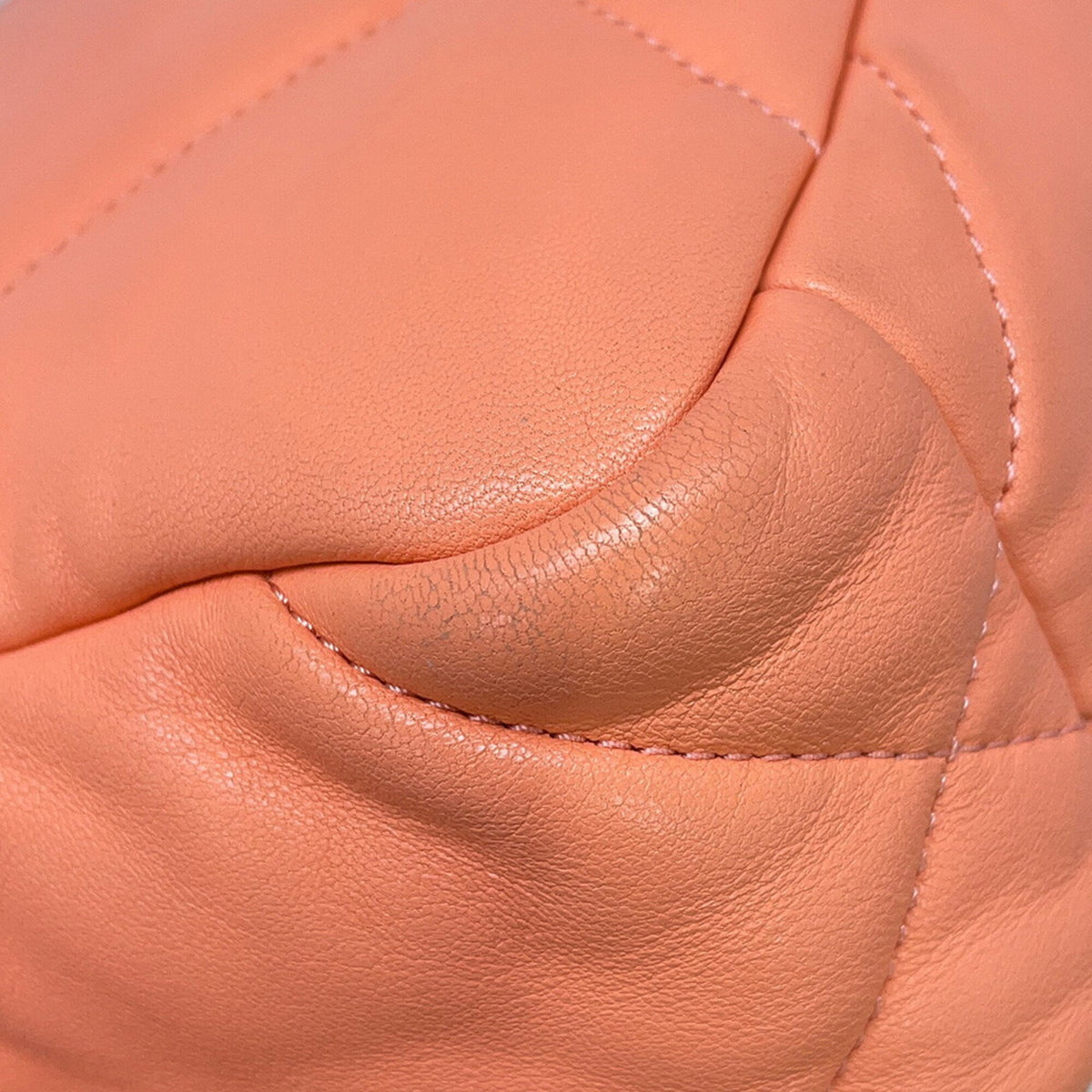 Chanel Matelasse Salmon Pink Leather Handbag Shoulder Bag (Pre-Owned)