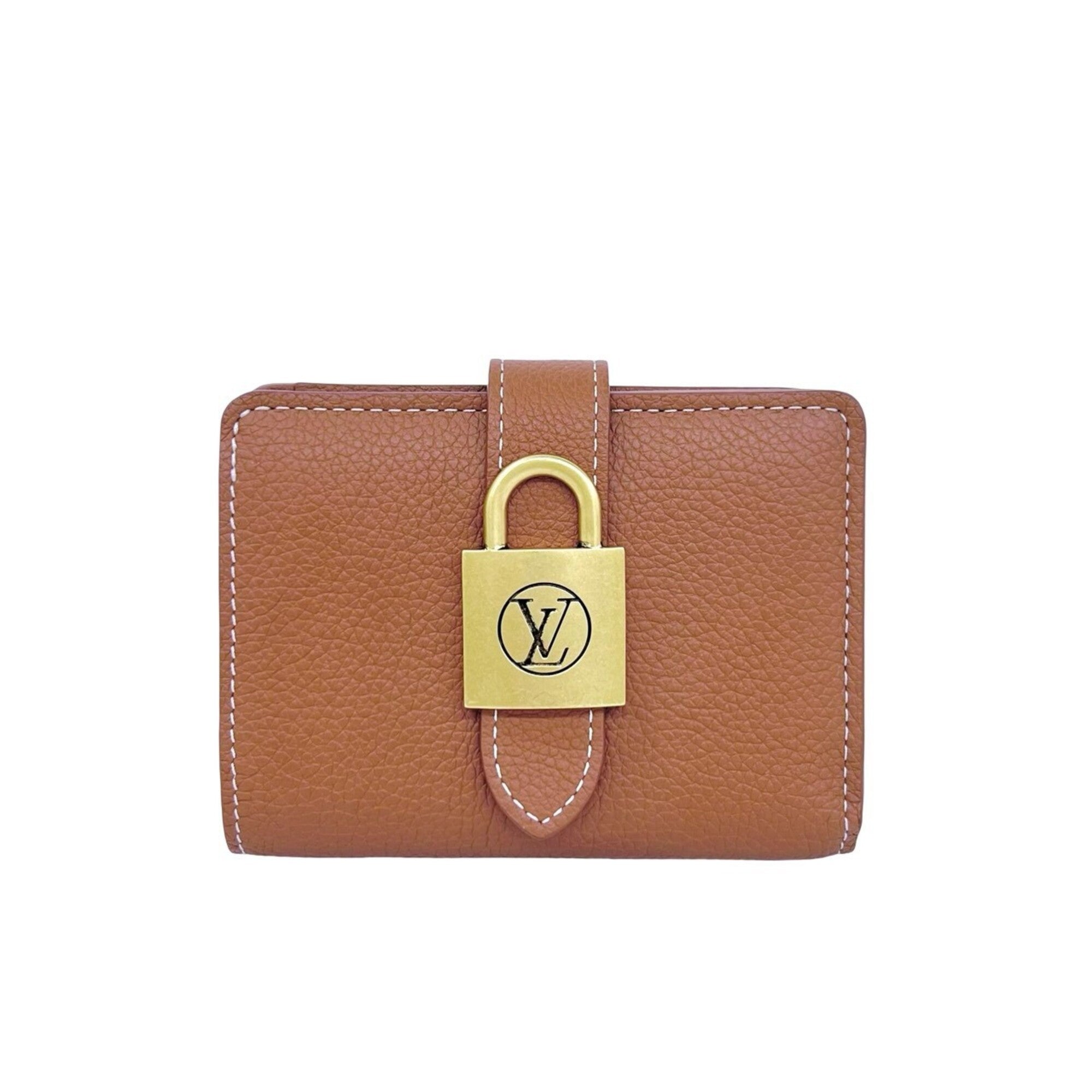Louis Vuitton Brown Leather Wallet (Bi-Fold) (Pre-Owned)