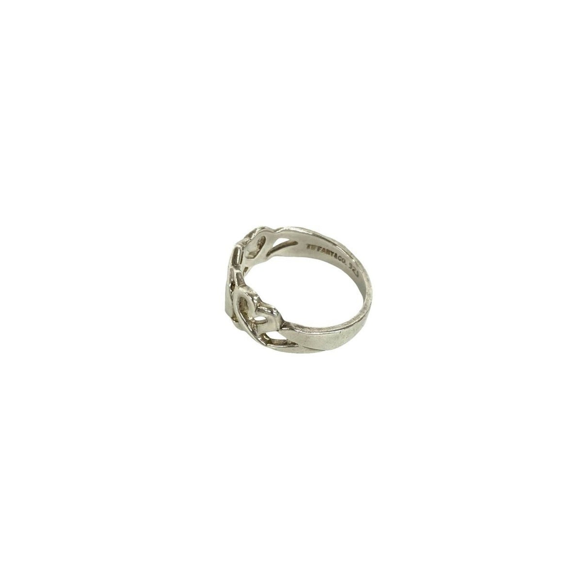 Tiffany Silver Silver 925 Band Ring (Pre-Owned)