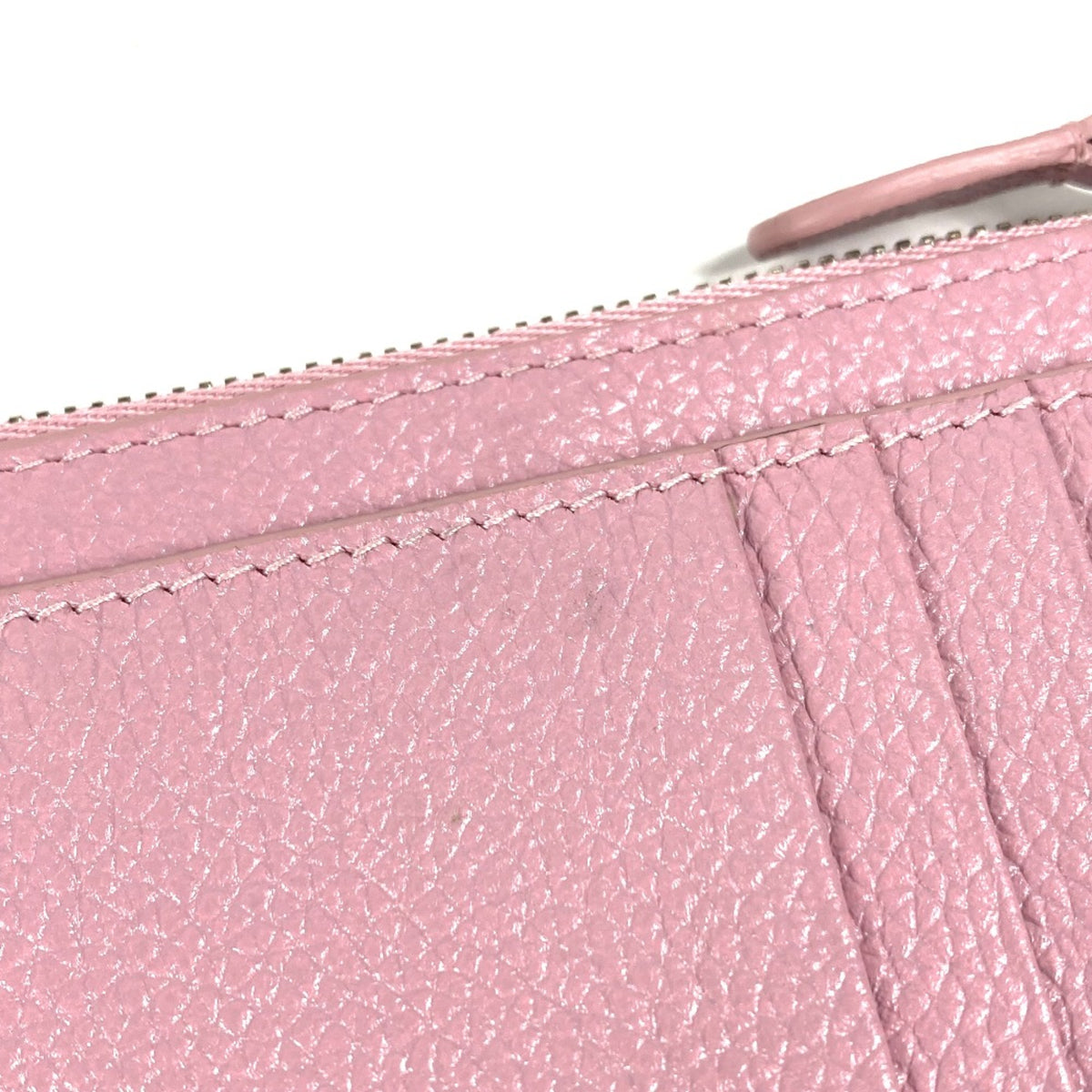 Balenciaga Pink Leather Coin Purse/Coin Case (Pre-Owned)