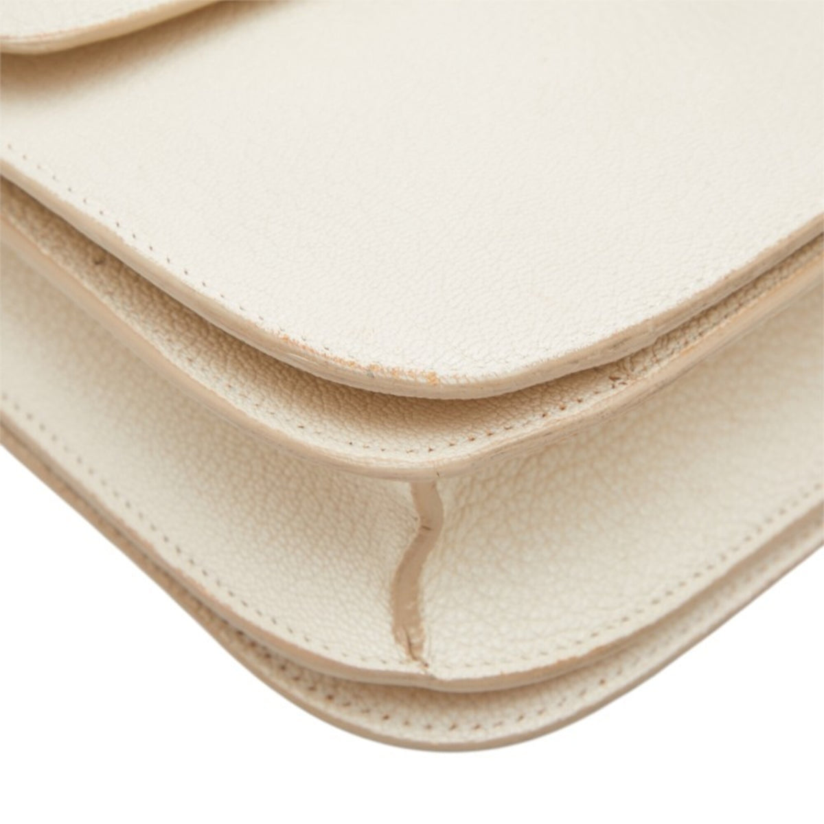 Celine White Leather Shoulder Bag (Pre-Owned)