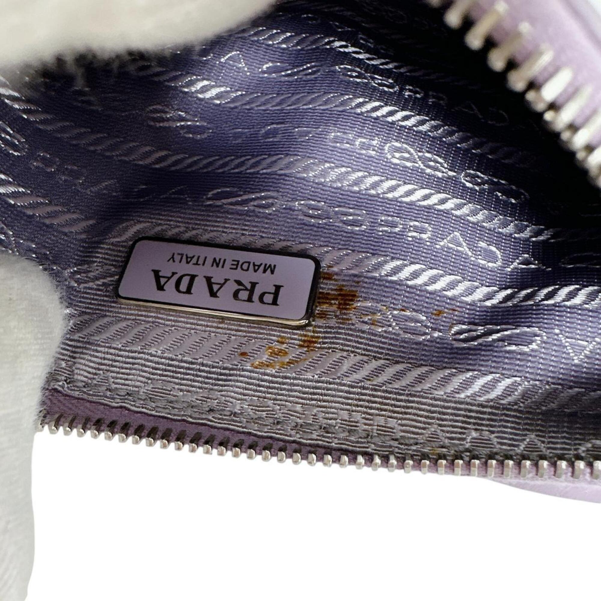 Prada Purple Spangles Handbag Pouch Tote Bag (Pre-Owned)