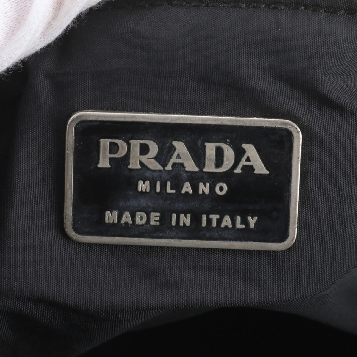 Prada Black Pouch Shoulder Bag Sling Bag (Pre-Owned)