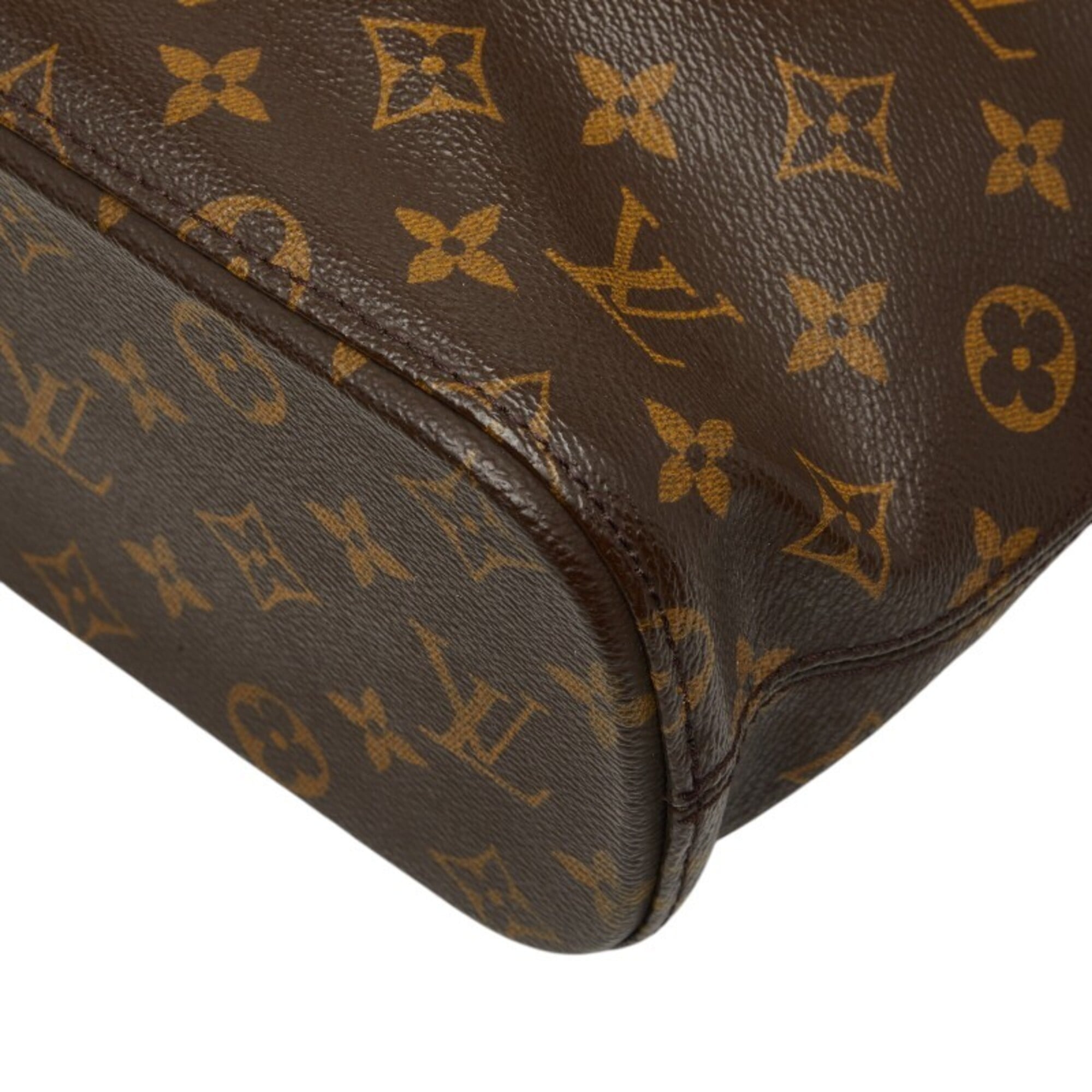 Louis Vuitton Brown Pvc Leather Tote Bag (Pre-Owned)