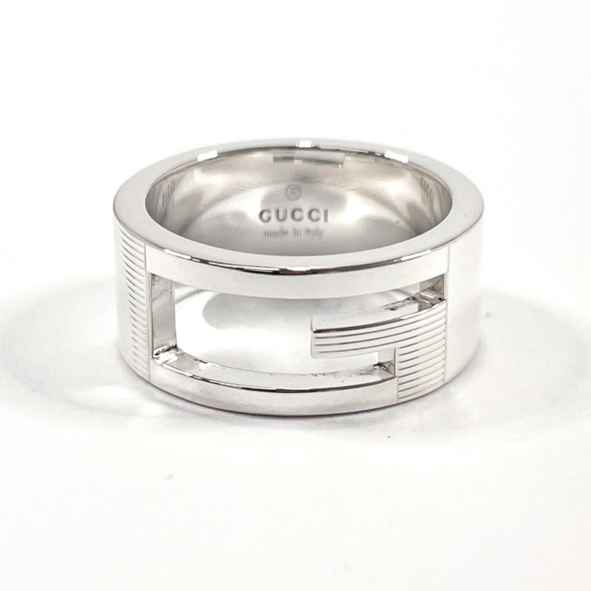 Gucci Silver 925 Band Ring (Pre-Owned)