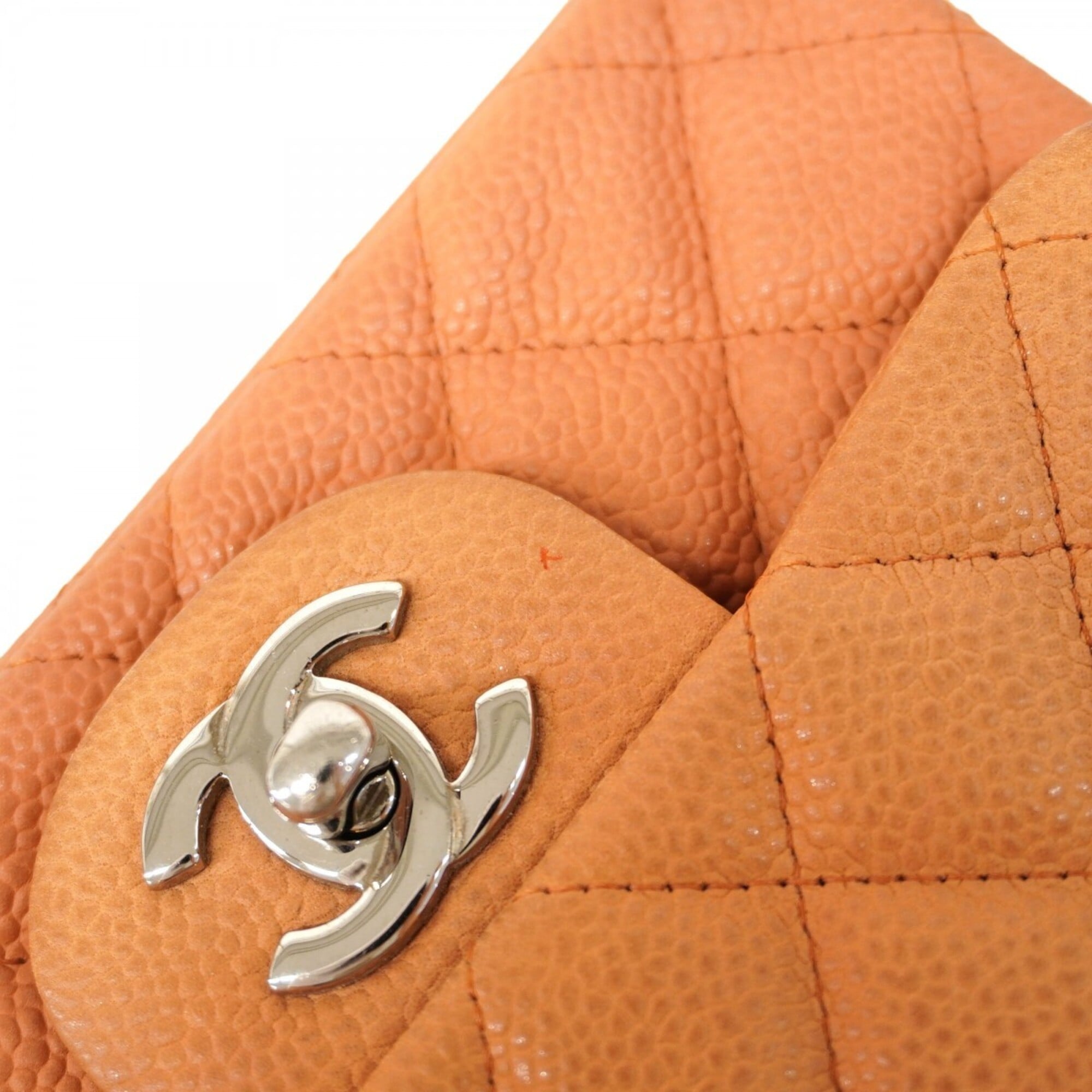 Chanel Brown Grained Calfskin Shoulder Bag (Pre-Owned)