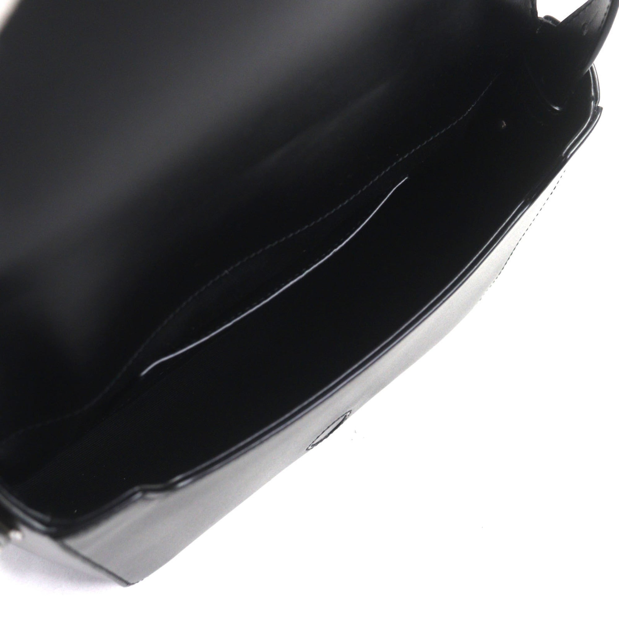 Saint Laurent Black Leather Shoulder Bag (Pre-Owned)