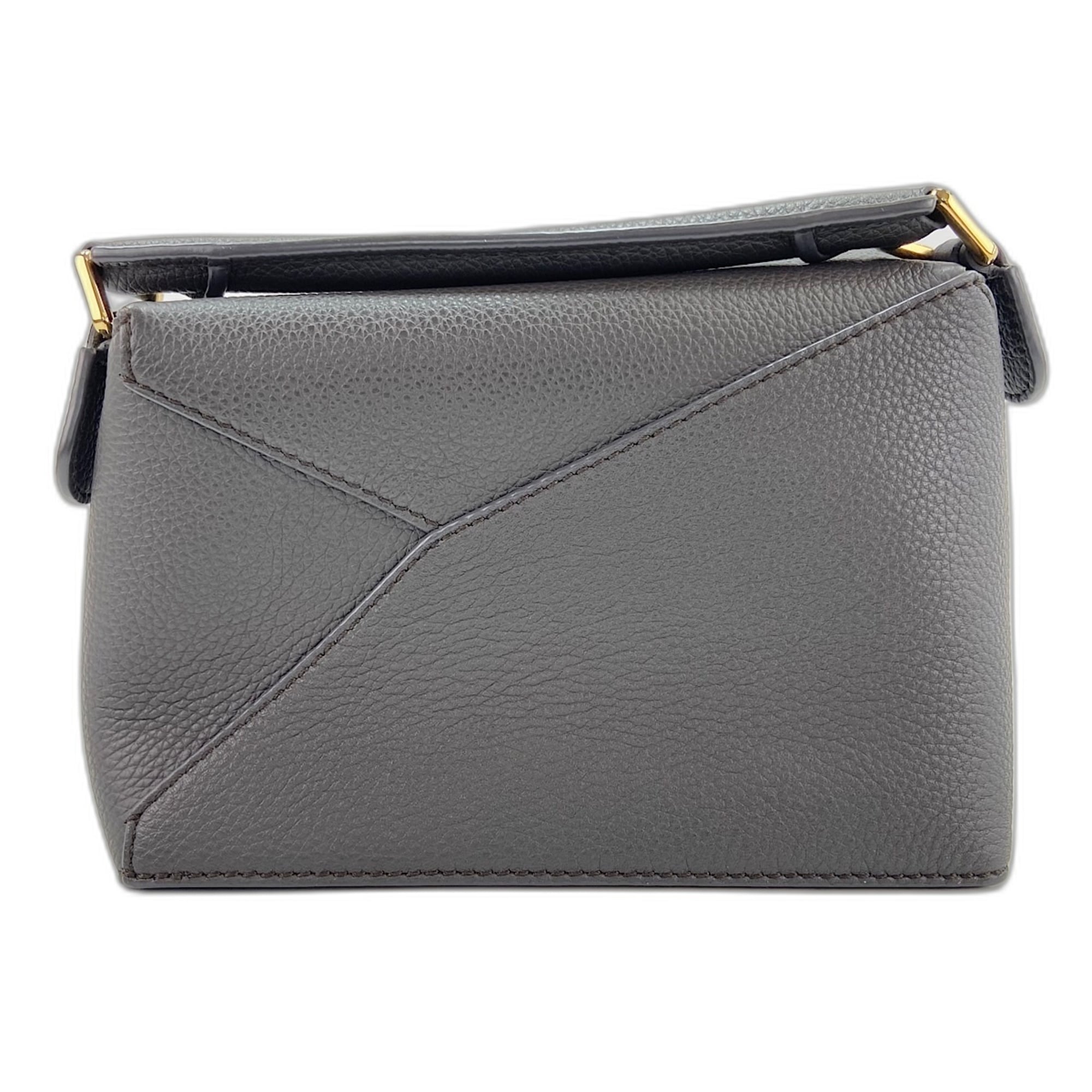 Loewe Puzzle Brown Leather Handbag (Pre-Owned)