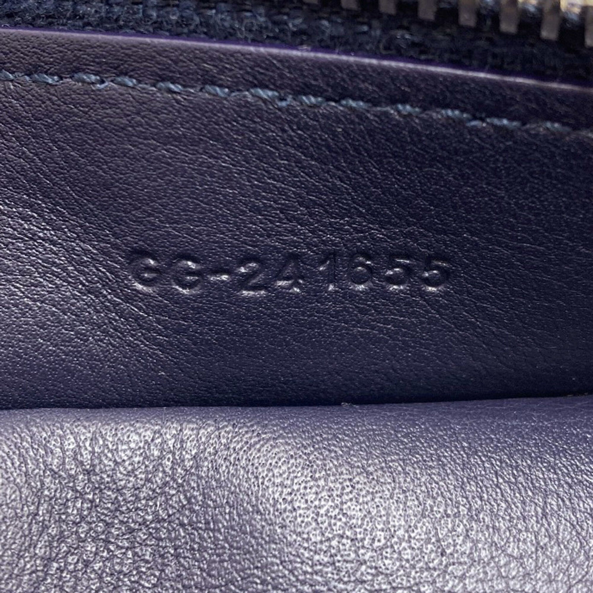 Salvatore Ferragamo Purple Leather Shoulder Bag (Pre-Owned)