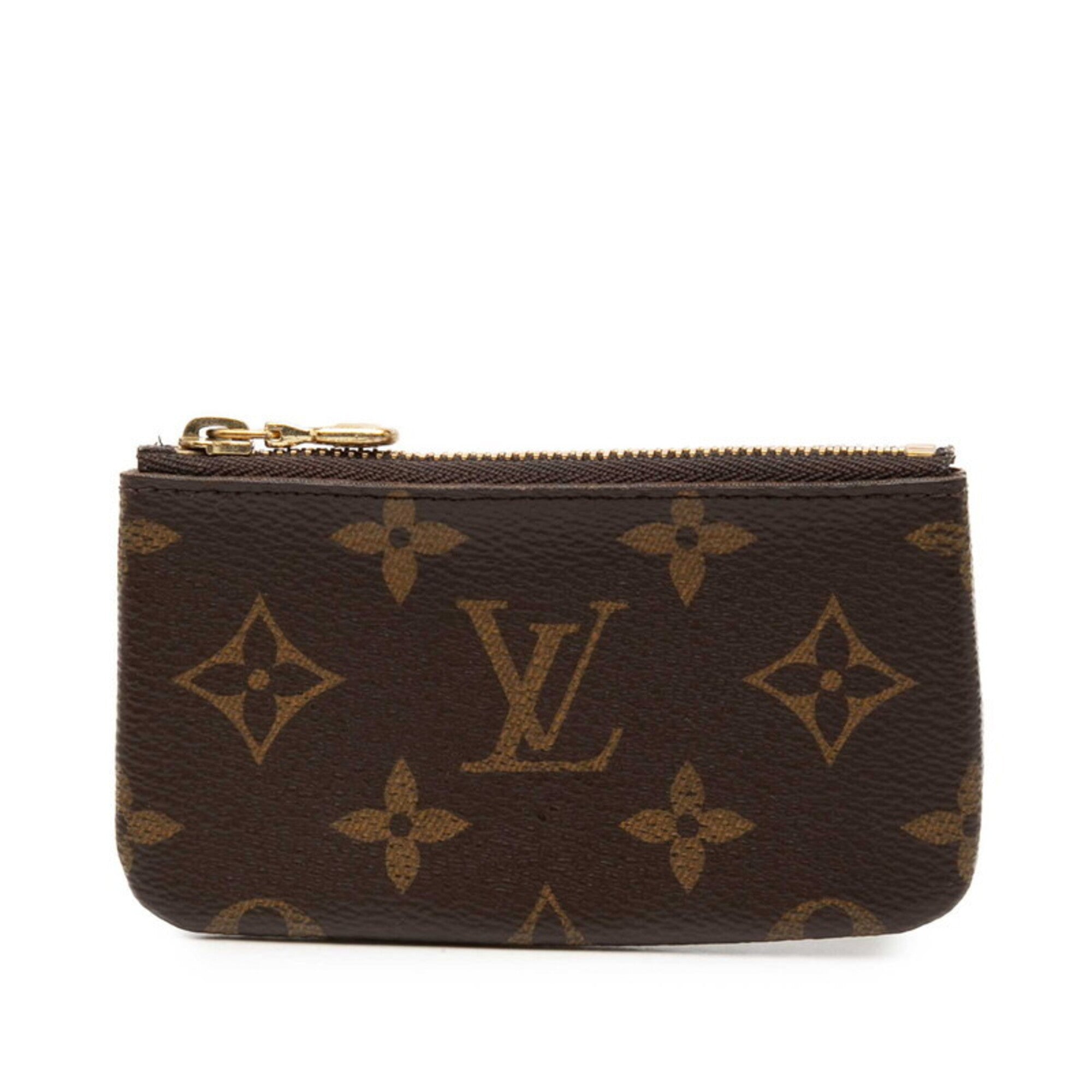 Louis Vuitton Brown Pvc Leather Coin Purse/Coin Case (Pre-Owned)