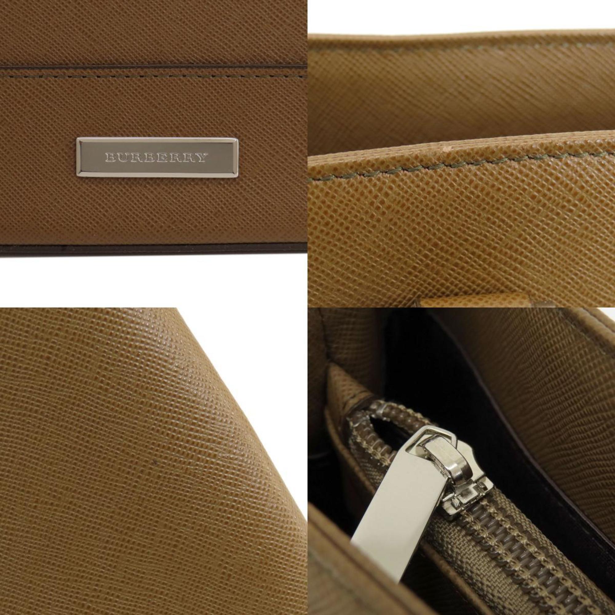 Burberry Brown Pvc Handbag (Pre-Owned)