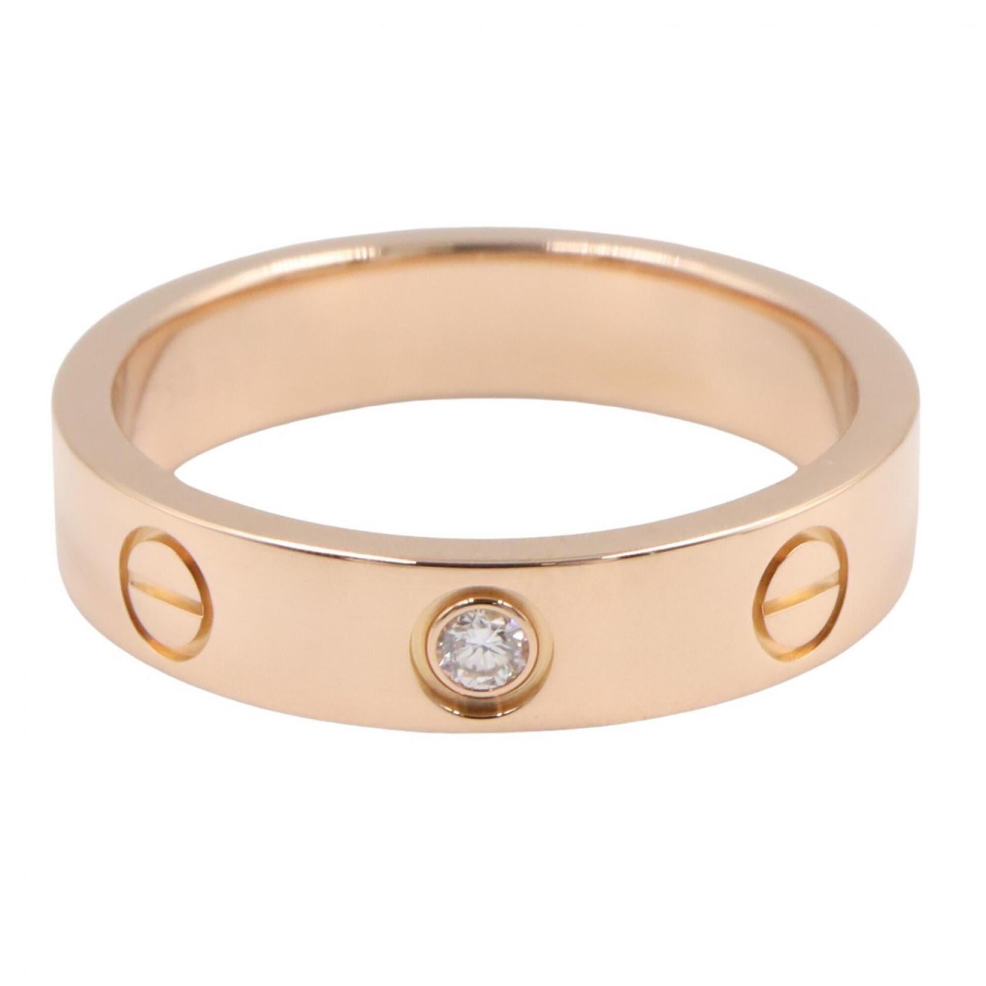 Cartier Gold Clear Pink Gold (18K) Band Ring (Pre-Owned)