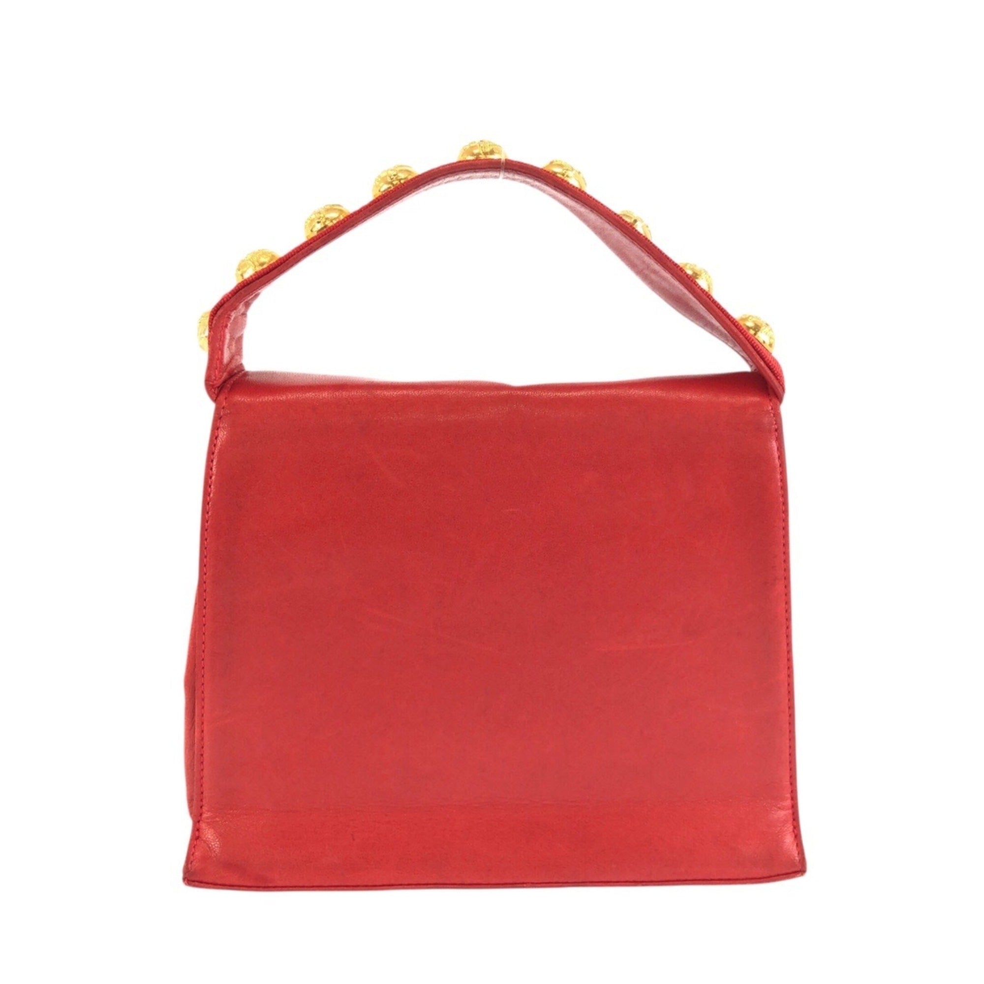Salvatore Ferragamo Red Color Handbag Shoulder Bag (Pre-Owned)