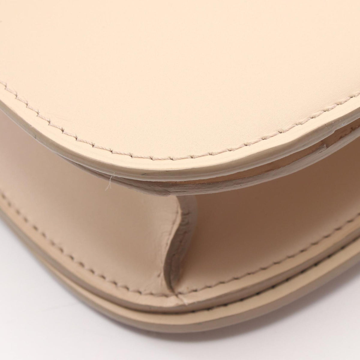 Celine Beige Leather Shoulder Bag (Pre-Owned)