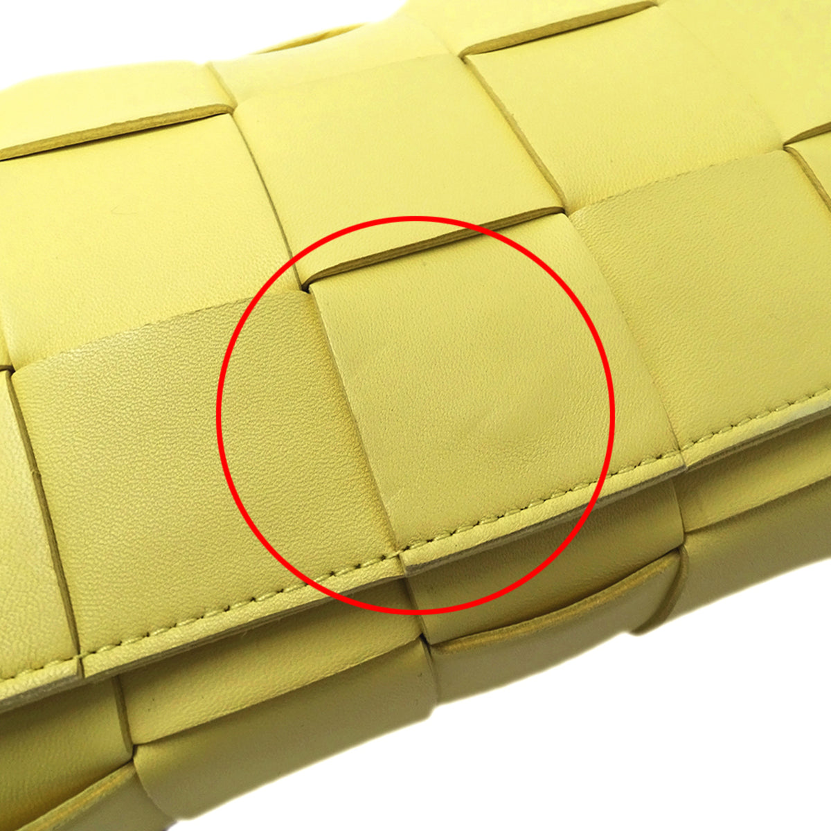 Bottega Veneta Yellow Leather Shoulder Bag (Pre-Owned)