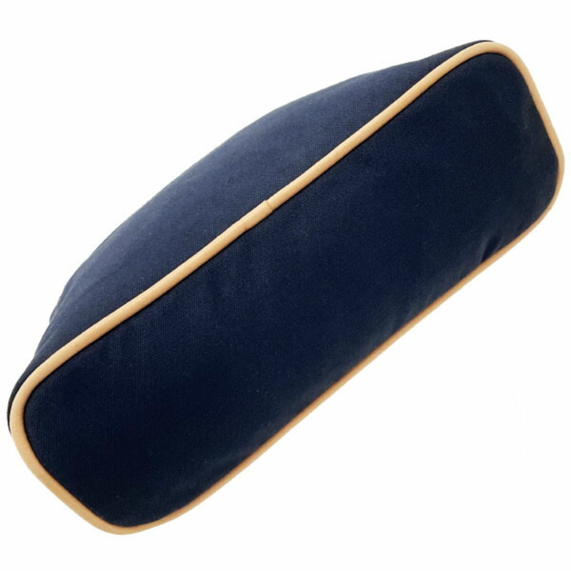 Hermes Navy Cotton Leather Pouch (Pre-Owned)