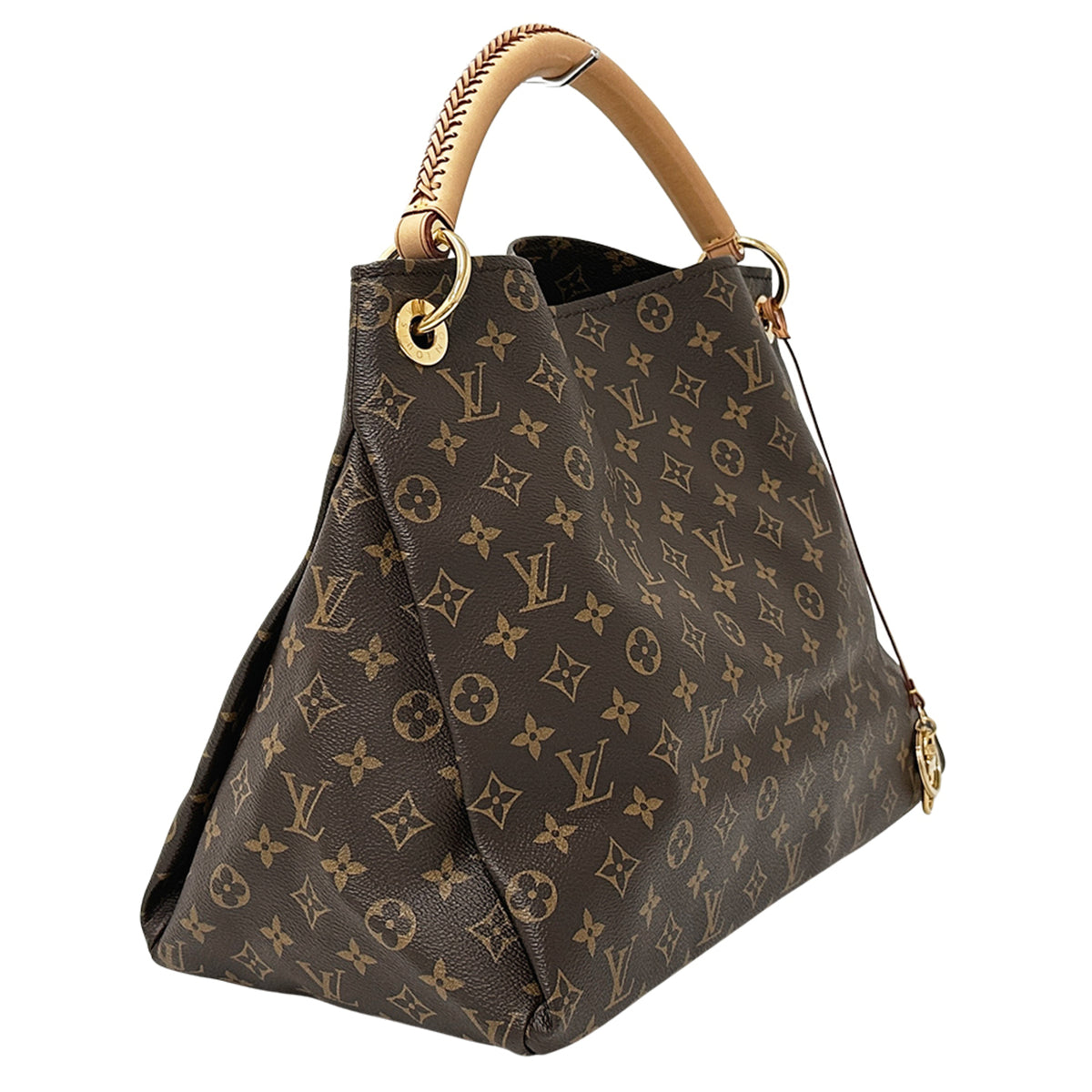Louis Vuitton Brown Monogram Canvas Handbag Shoulder Bag (Pre-Owned)
