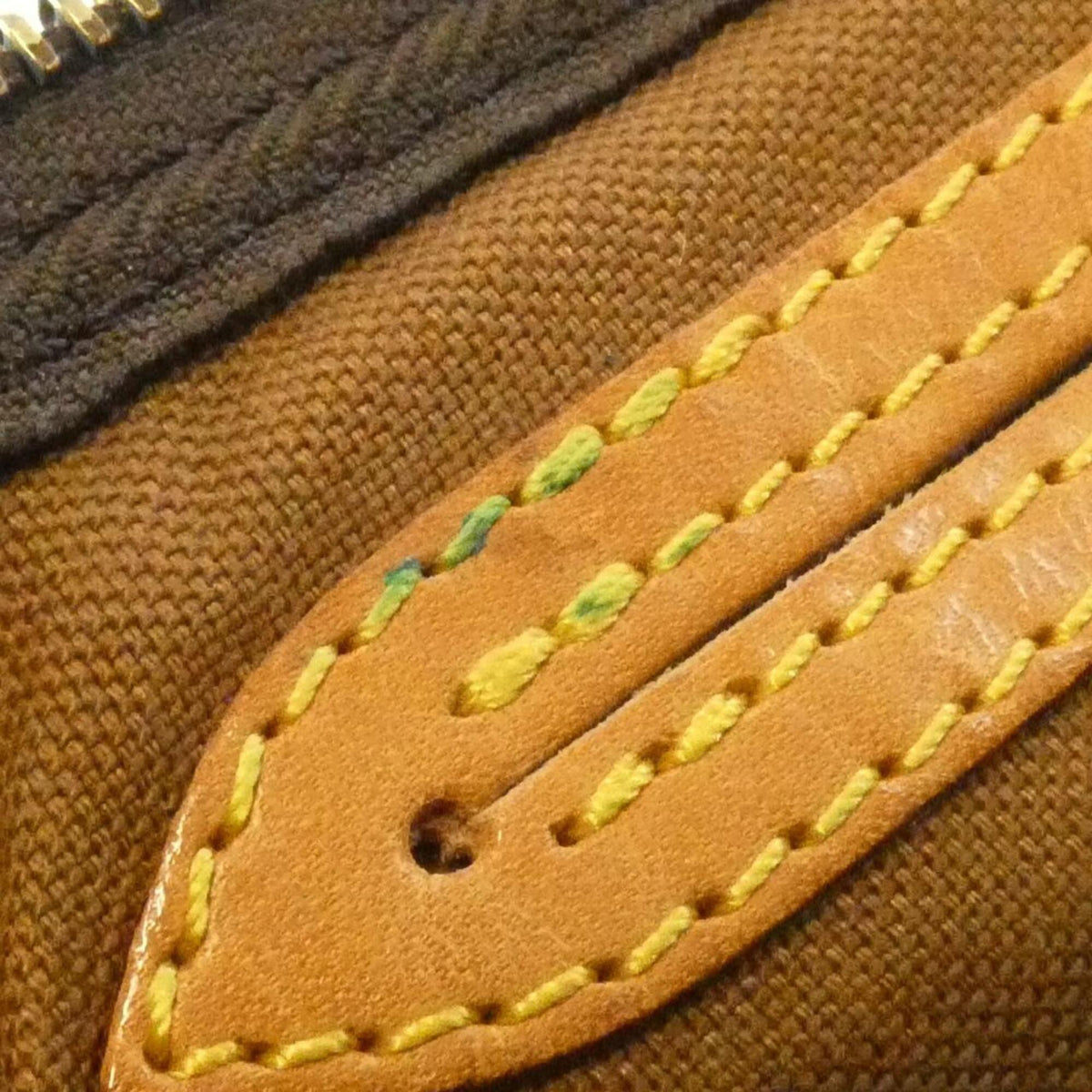 Louis Vuitton Monogram Marron Coated Canvas Boston Bag (Pre-Owned)