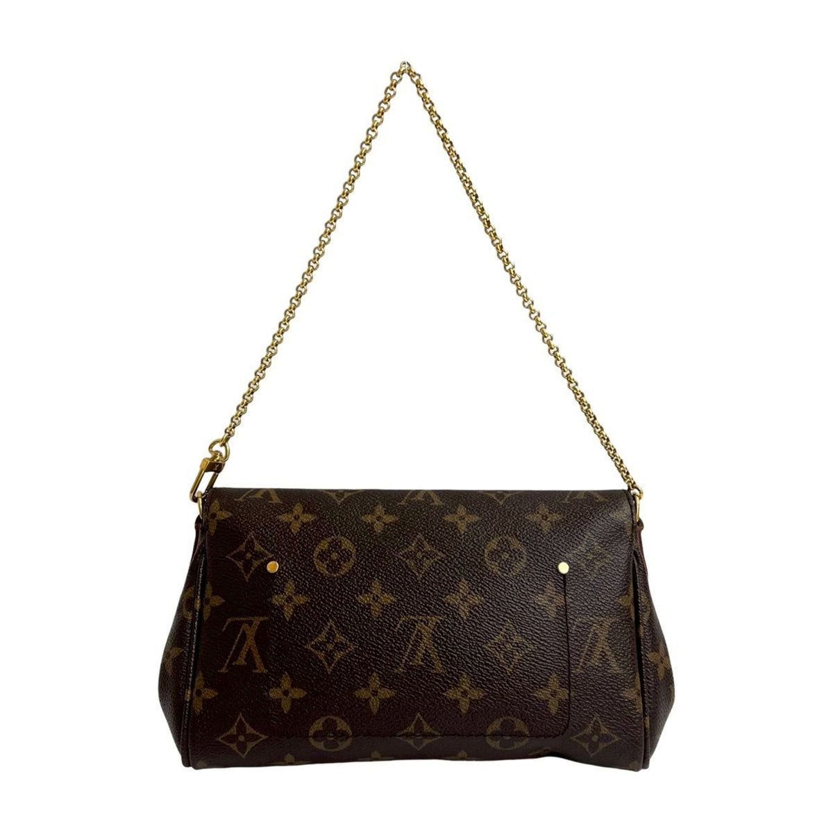 Louis Vuitton Brown Leather Pvc Handbag Shoulder Bag (Pre-Owned)