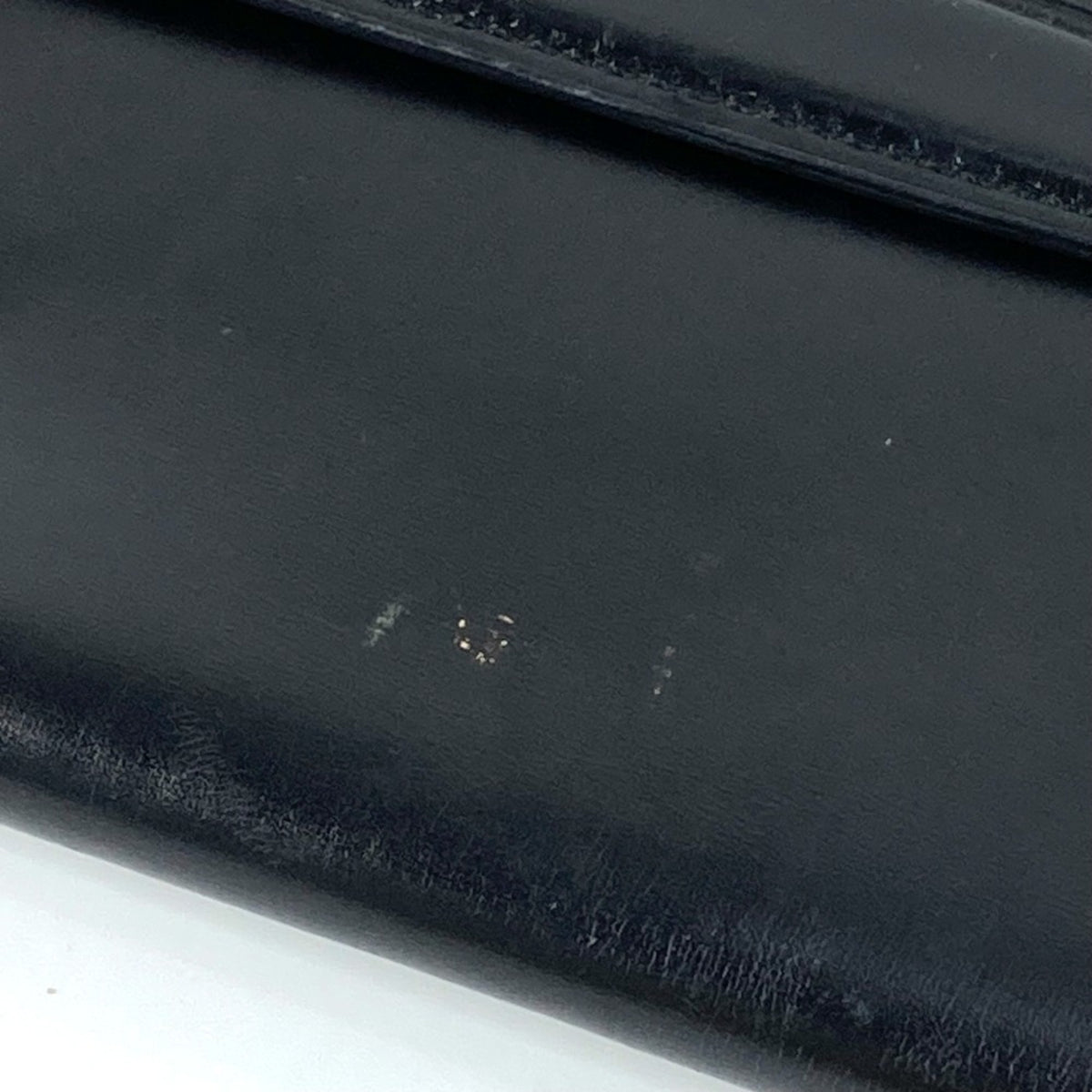 Louis Vuitton Black Leather Clutch Bag (Pre-Owned)