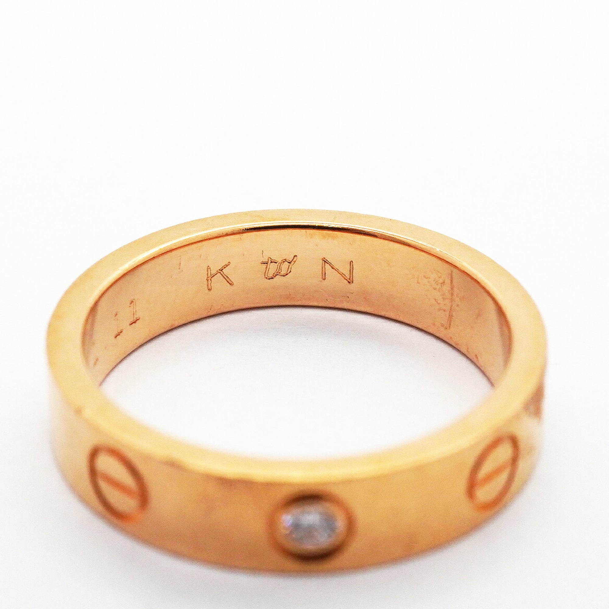 Cartier Pink Gold (18K) Band Ring (Pre-Owned)