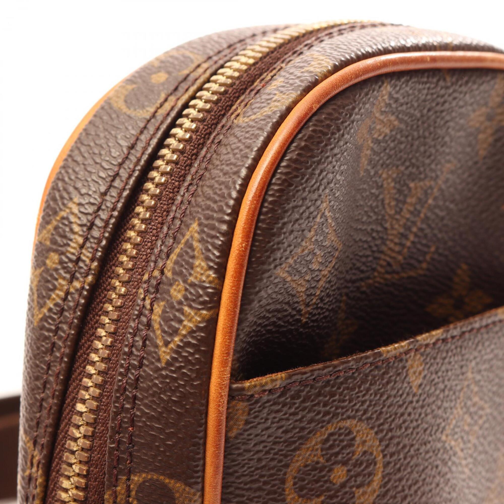 Louis Vuitton Brown Pvc Leather Fanny Pack Handbag (Pre-Owned)