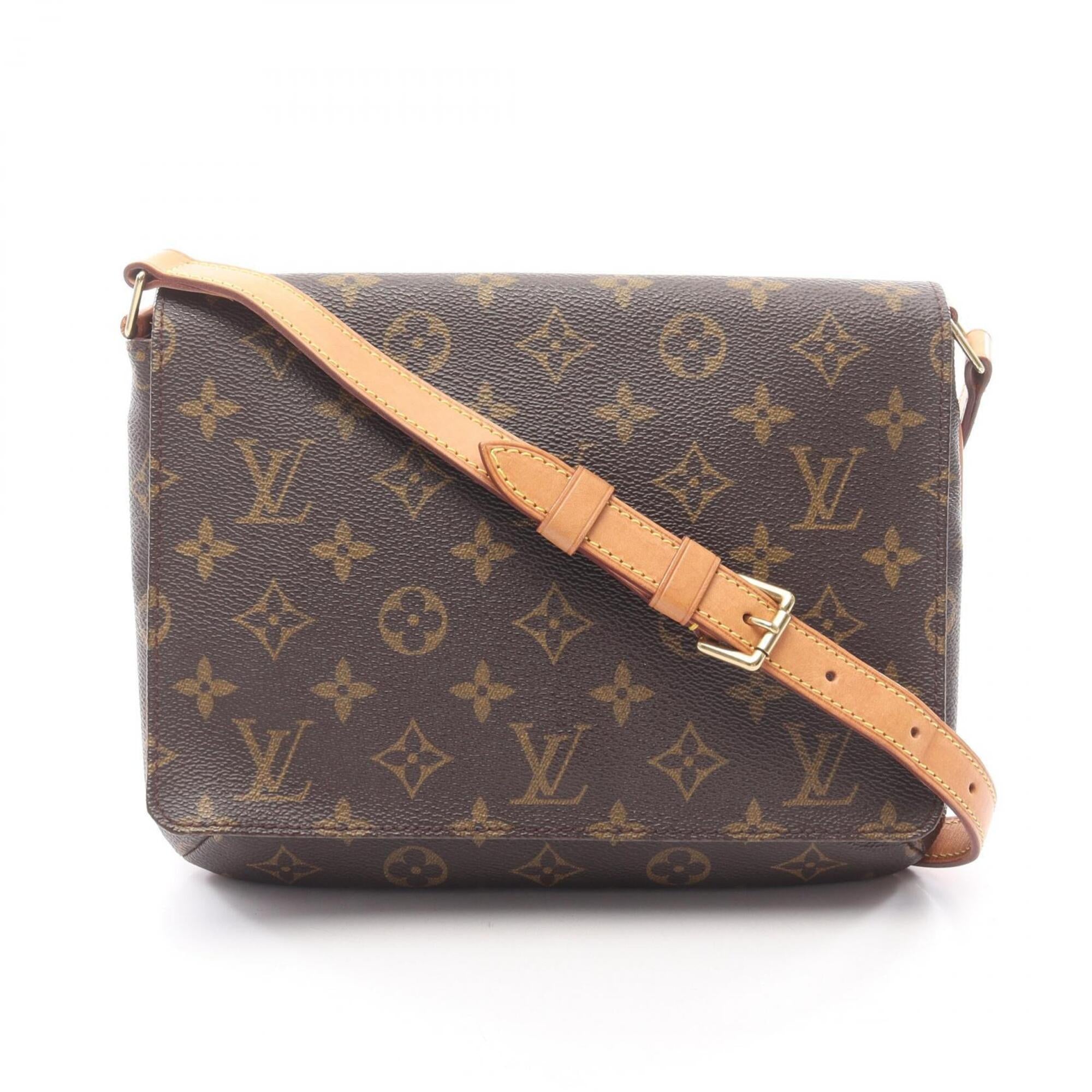 Louis Vuitton Brown Coated Canvas Pvc Leather Handbag Shoulder Bag (Pre-Owned)