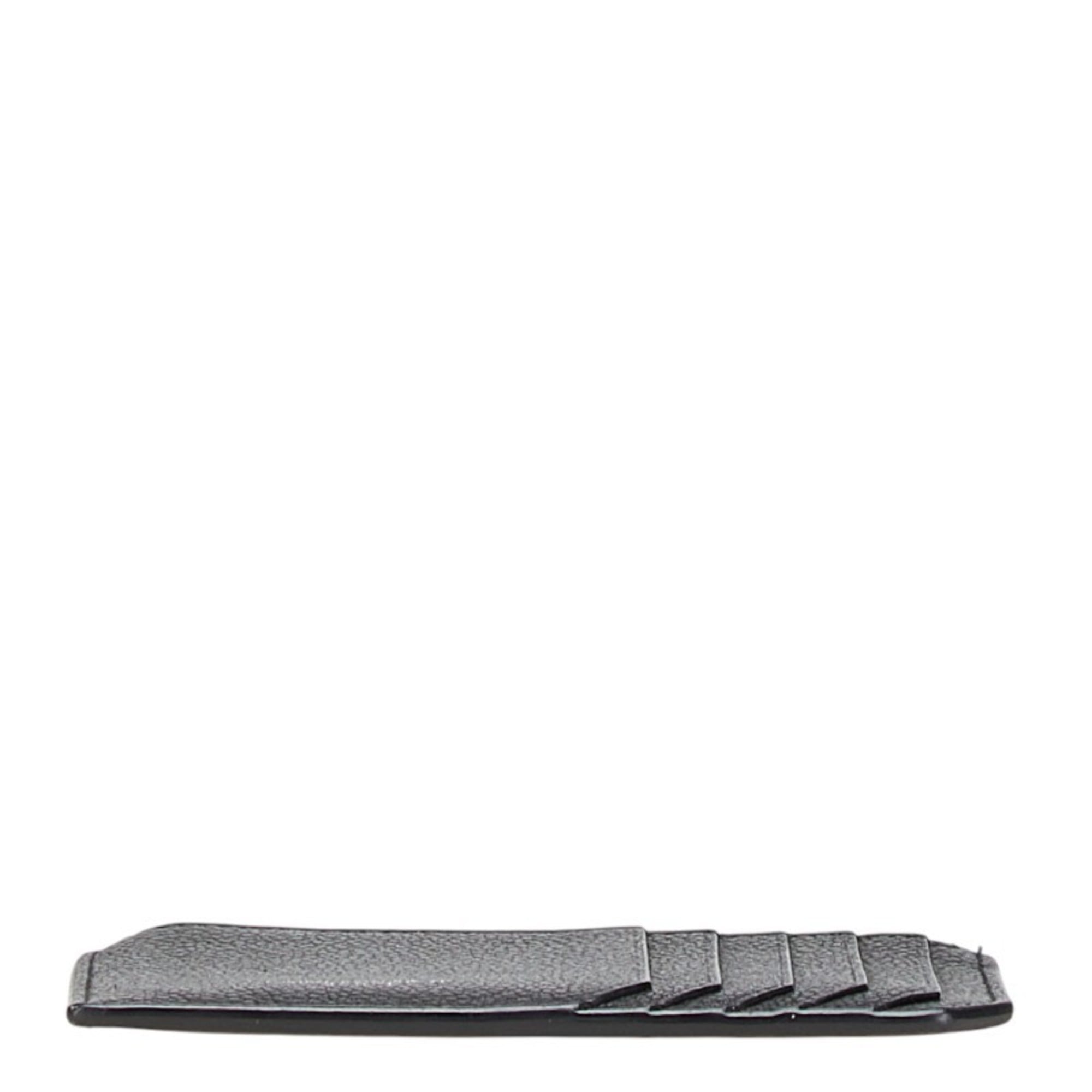 Saint Laurent Black Leather Coin Purse/Coin Case (Pre-Owned)