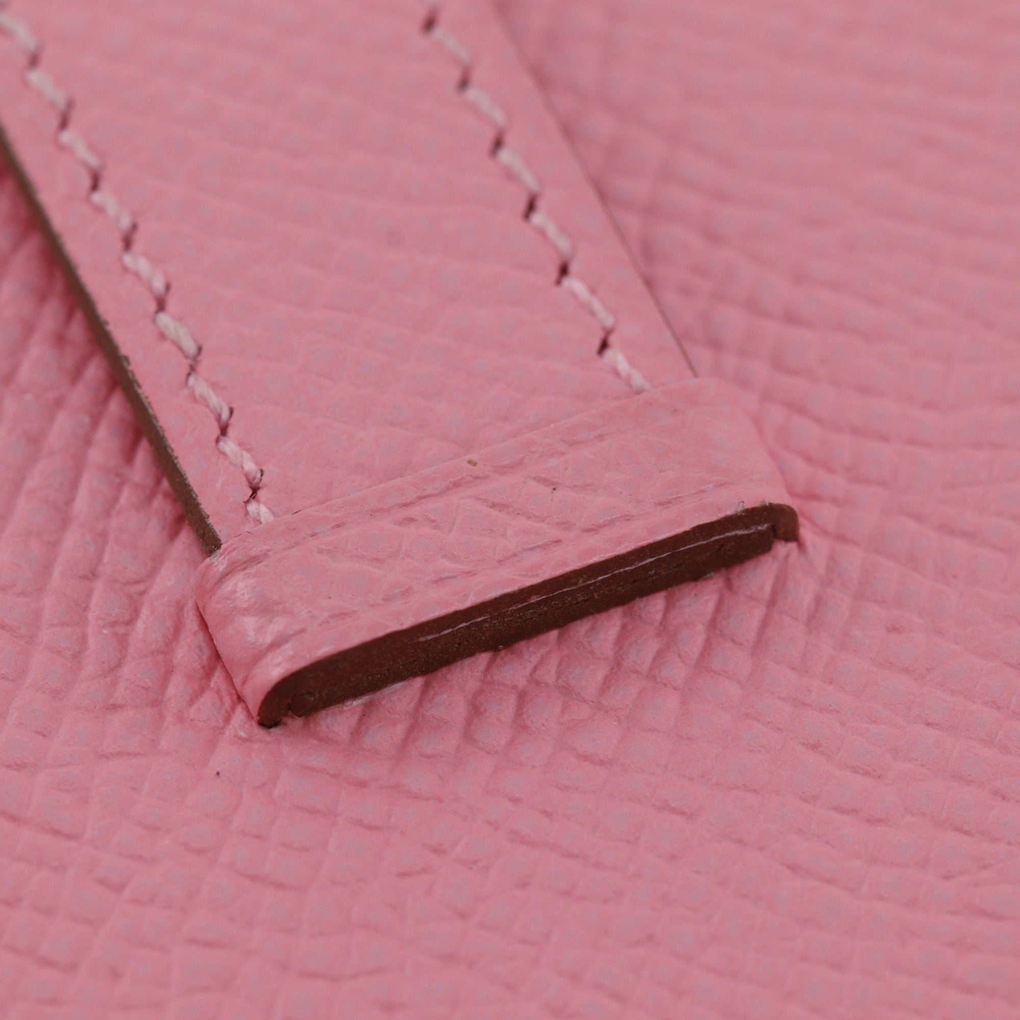 Hermes Pink Rose Confetti Epsom Leather Long Wallet (Bi-Fold) (Pre-Owned)