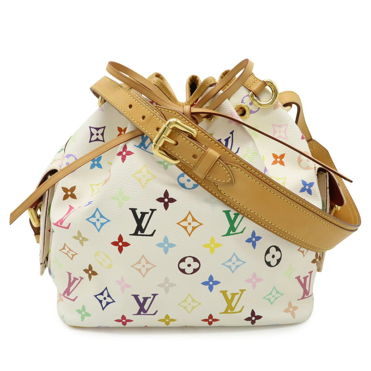 Louis Vuitton Blanc Monogram Multi-Color White Monogram Multicolore Shoulder Bag (Pre-Owned)