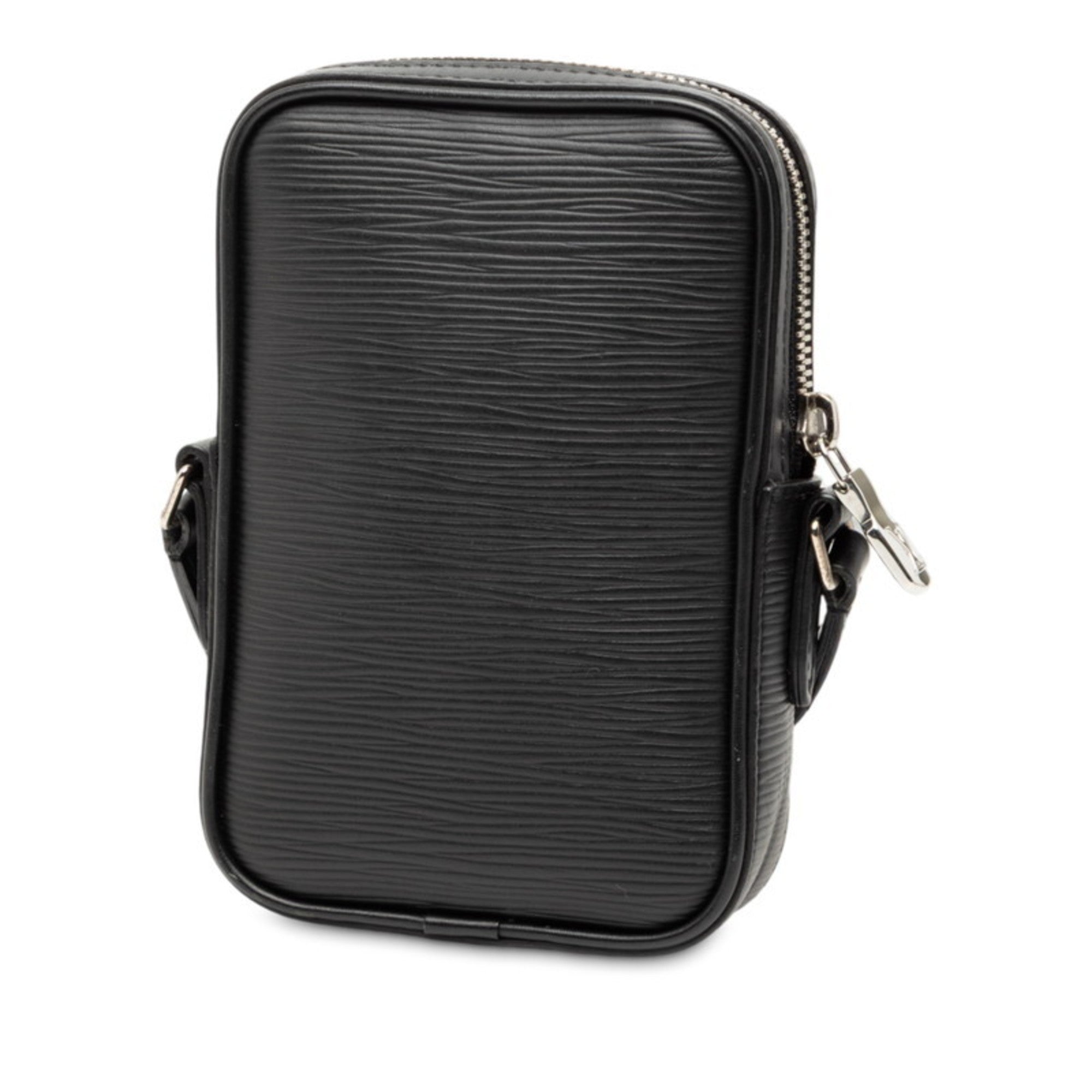 Louis Vuitton Epi Black Yellow Leather Shoulder Bag (Pre-Owned)