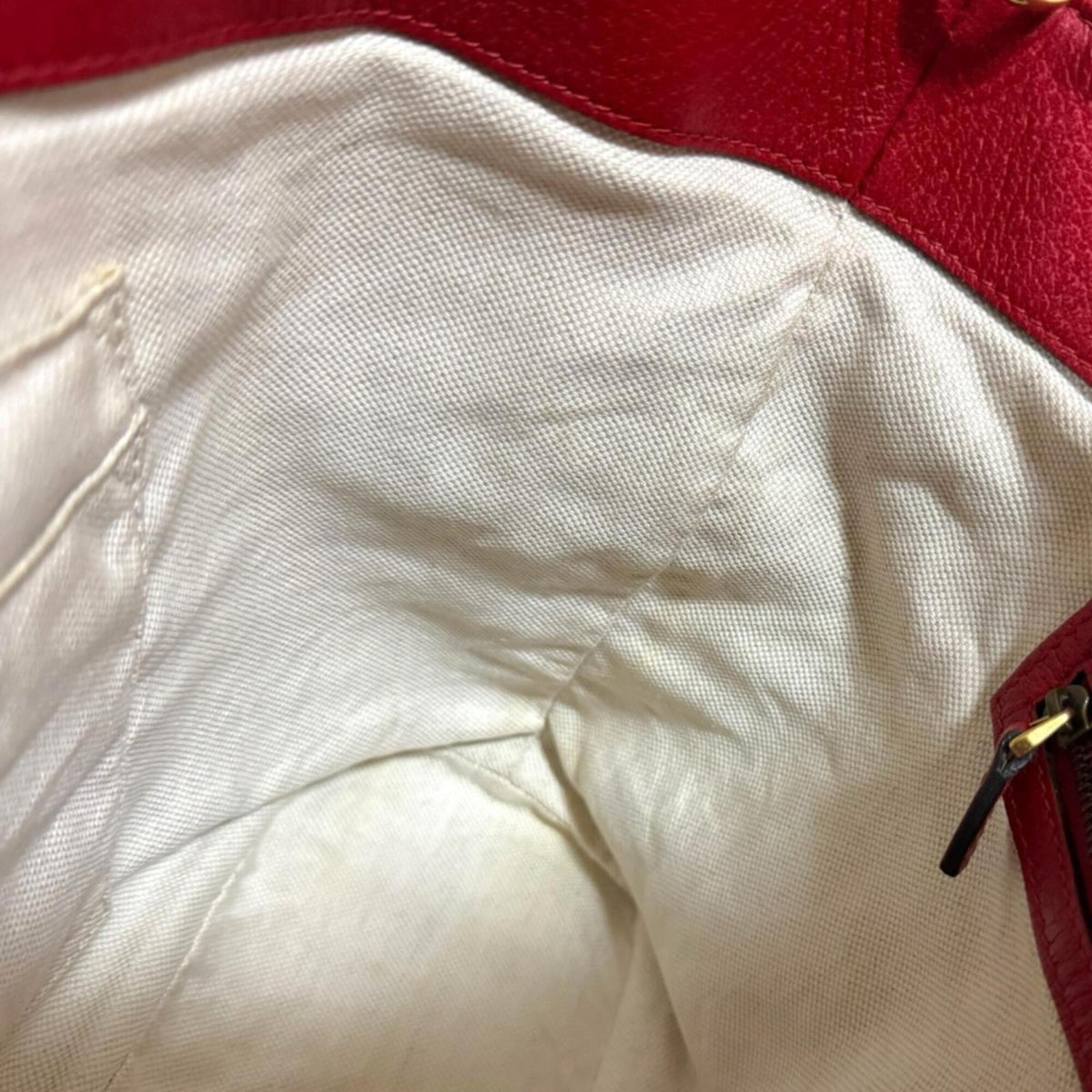 Gucci Brown Red Color Gg Supreme Canvas Shoulder Bag (Pre-Owned)