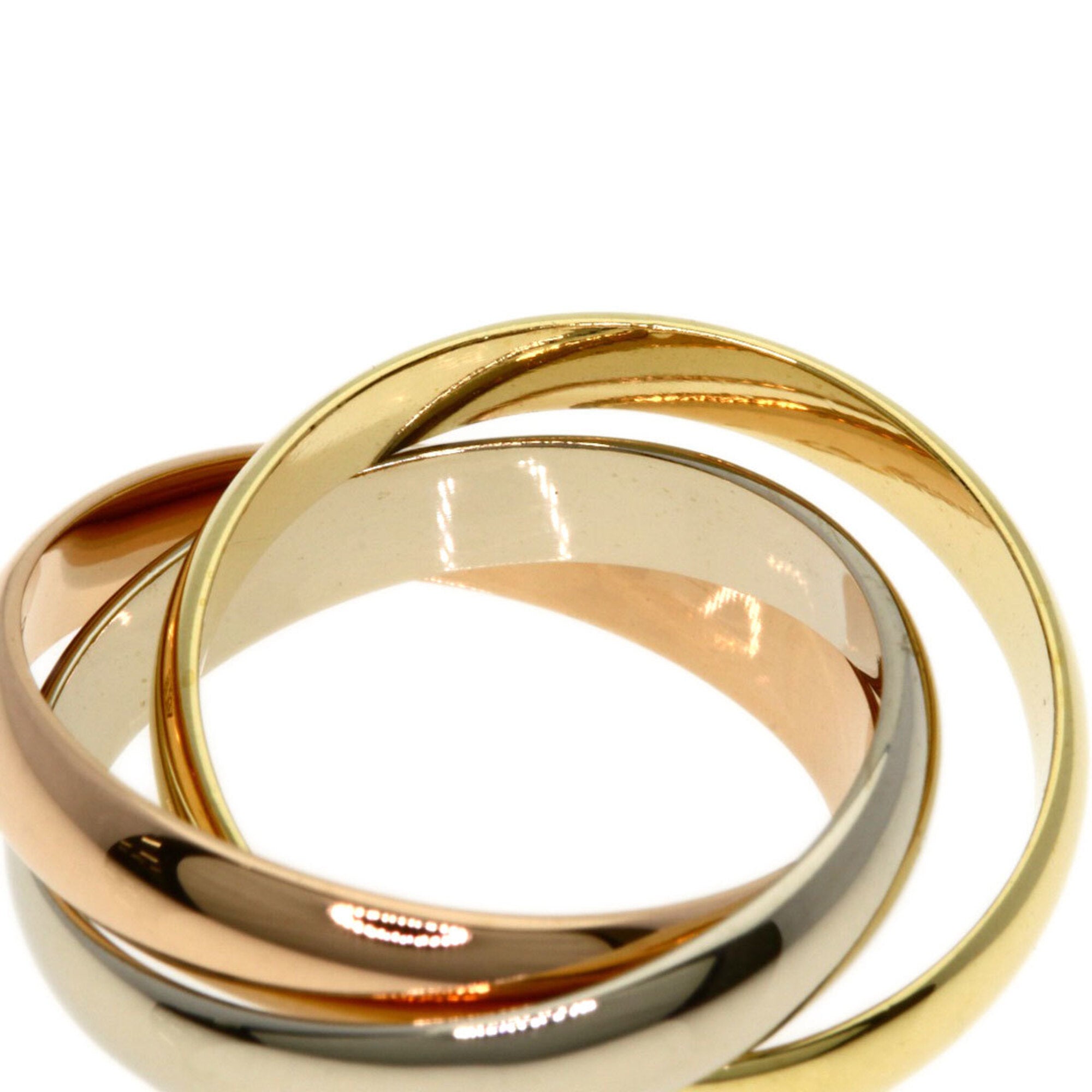 Cartier Trinity Yellow Gold (18K) Pink Gold (18K) White Gold (18K) Band Ring (Pre-Owned)