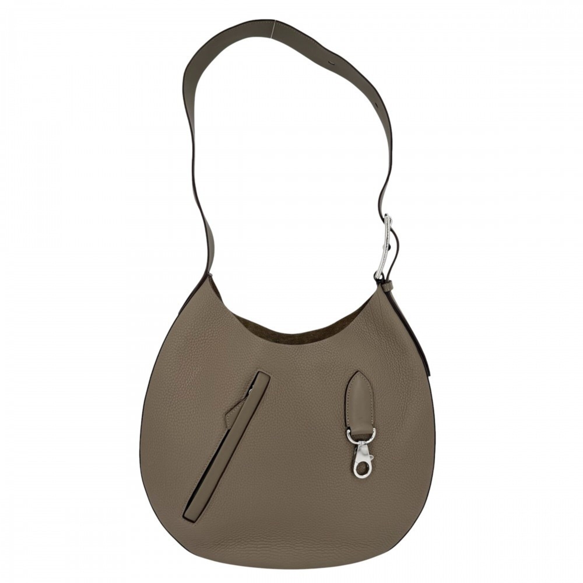 Hermes Etoupe Gray Togo Leather Swift Leather Shoulder Bag (Pre-Owned)