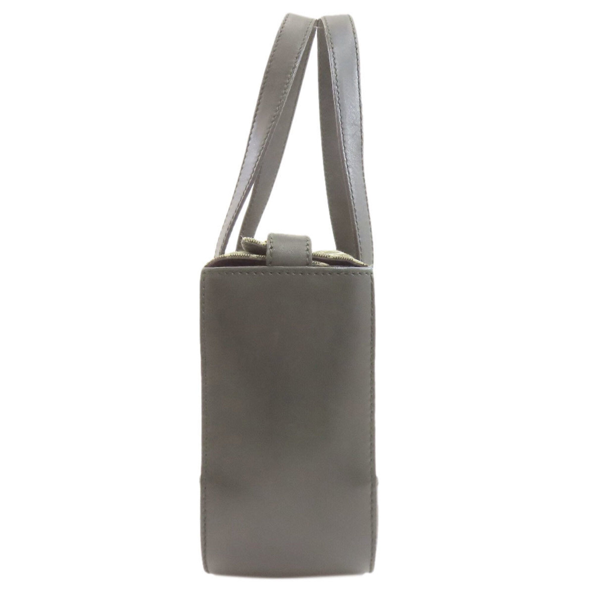 Celine Macadam Green Canvas Handbag (Pre-Owned)