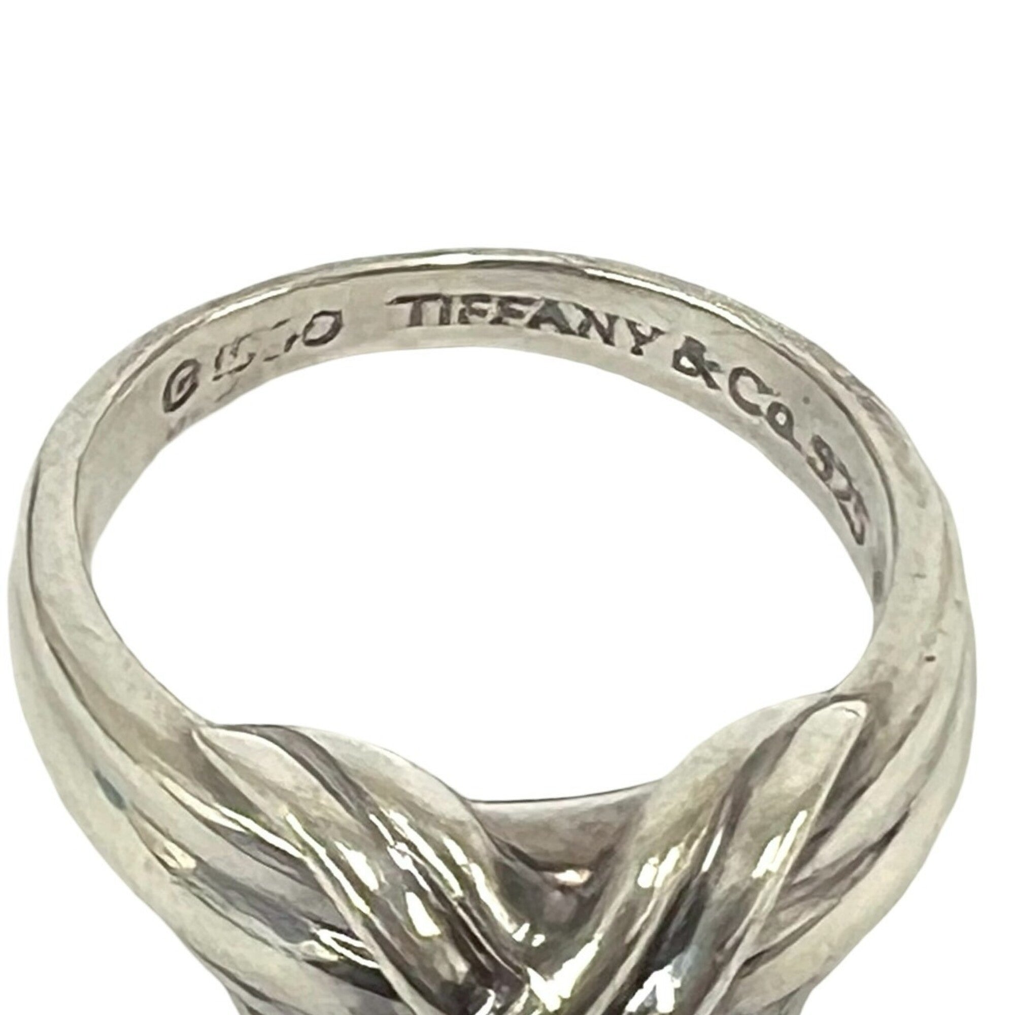 Tiffany Silver Silver 925 Band Ring (Pre-Owned)
