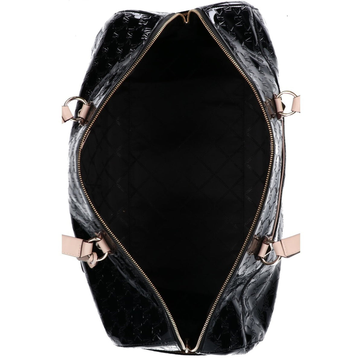 Michael Kors Black Patent Leather Boston Bag (Pre-Owned)