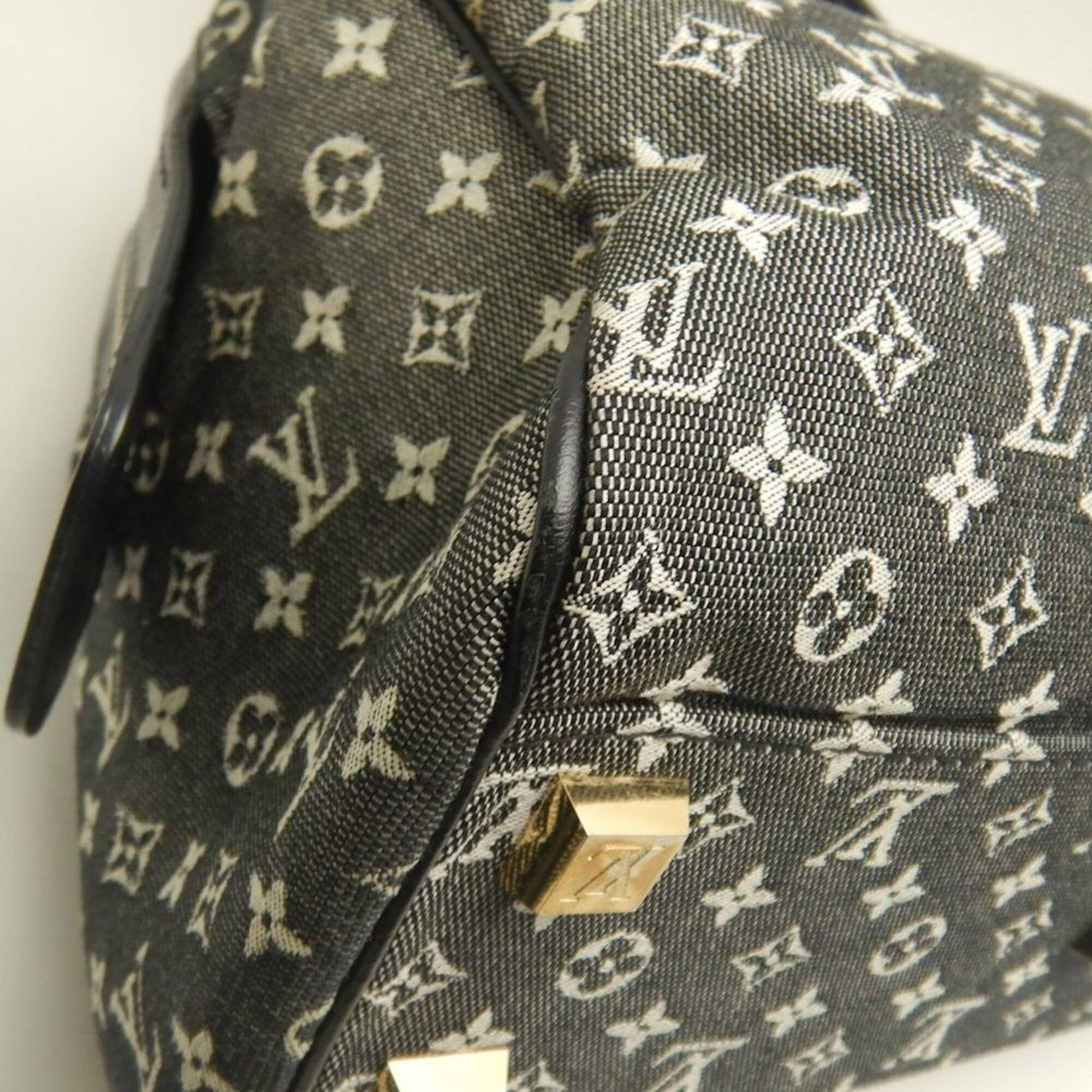 Louis Vuitton Monogram Mini Noir Canvas Handbag (Pre-Owned)