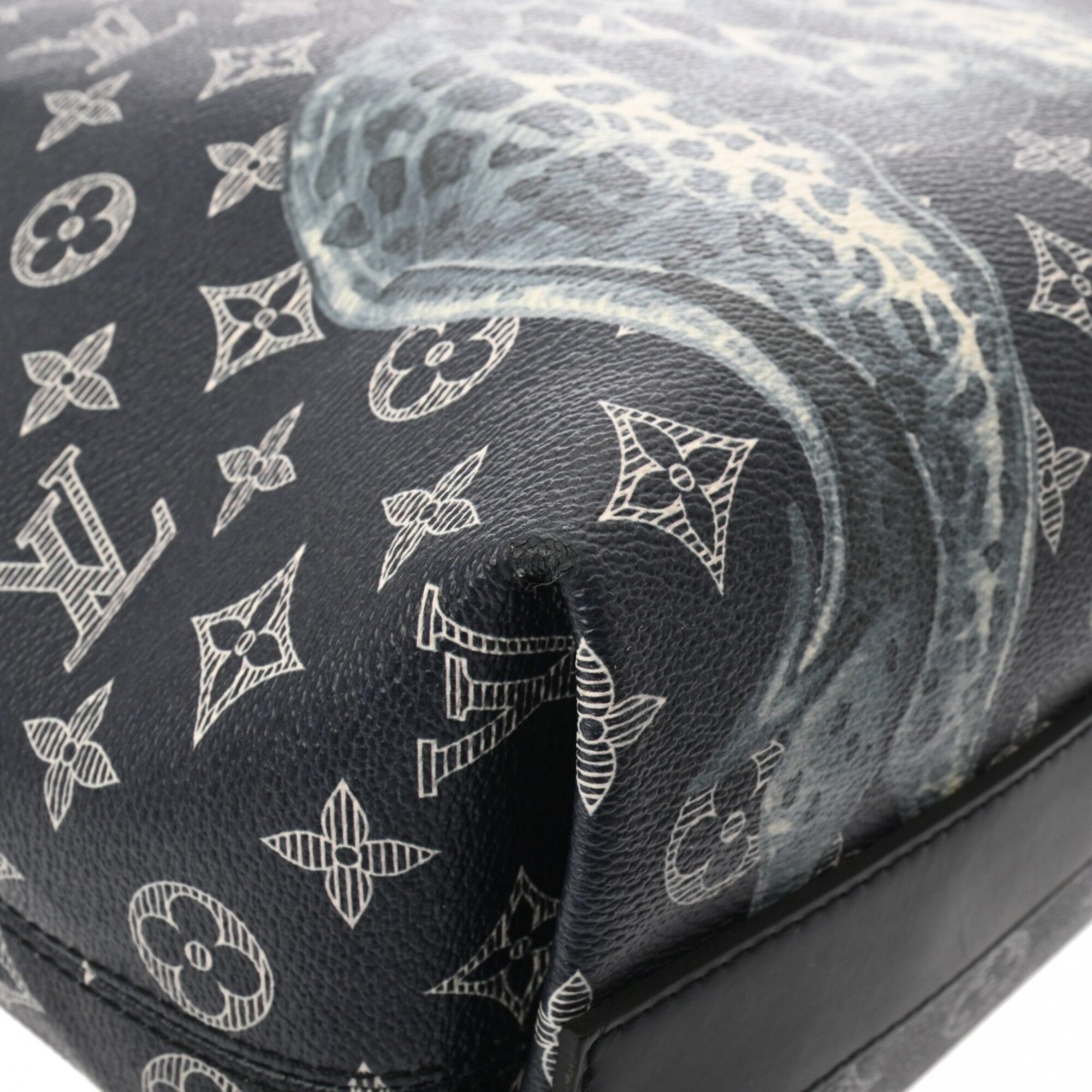 Louis Vuitton Navy Monogram Tote Bag (Pre-Owned)