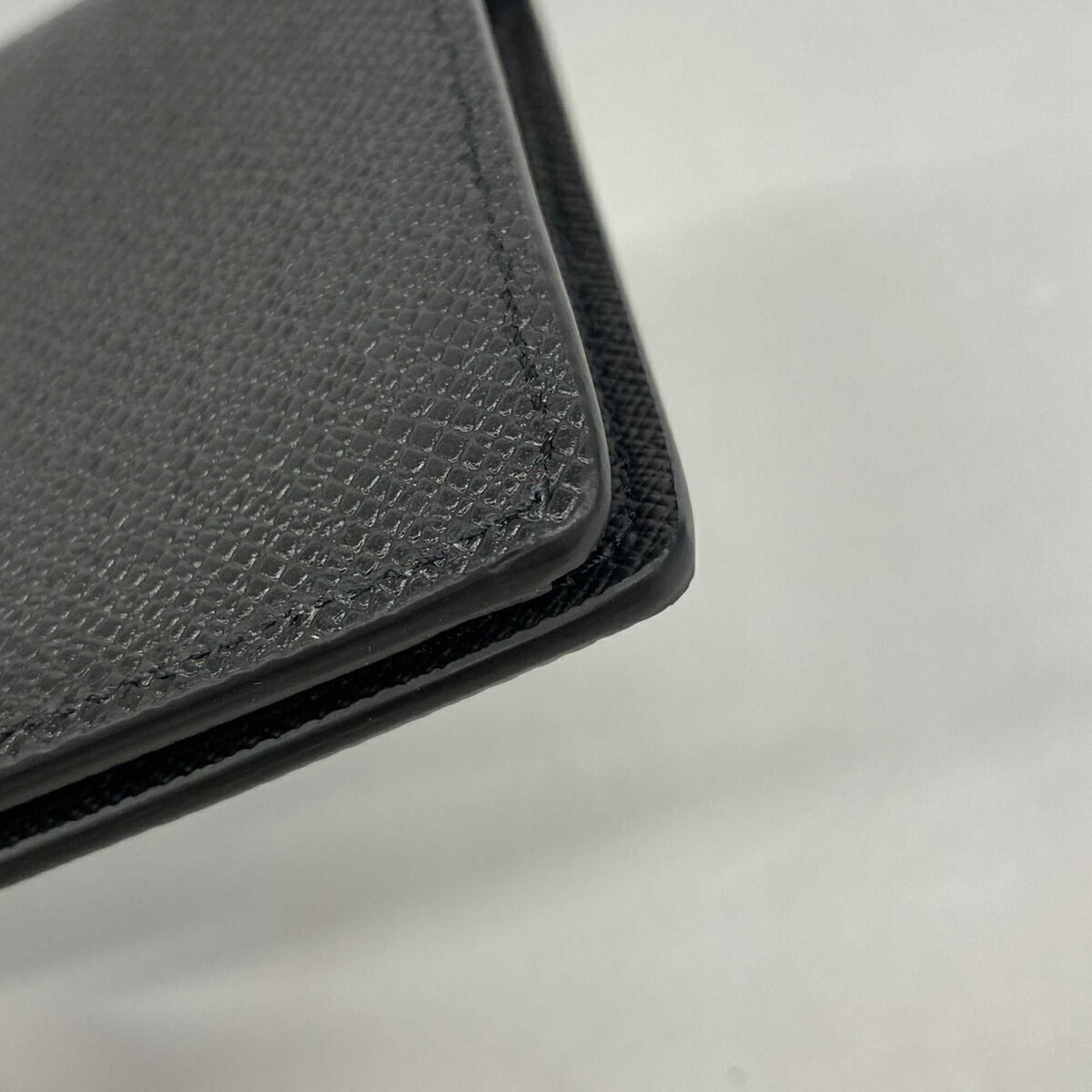 Louis Vuitton Noir Long Wallet (Bi-Fold) (Pre-Owned)