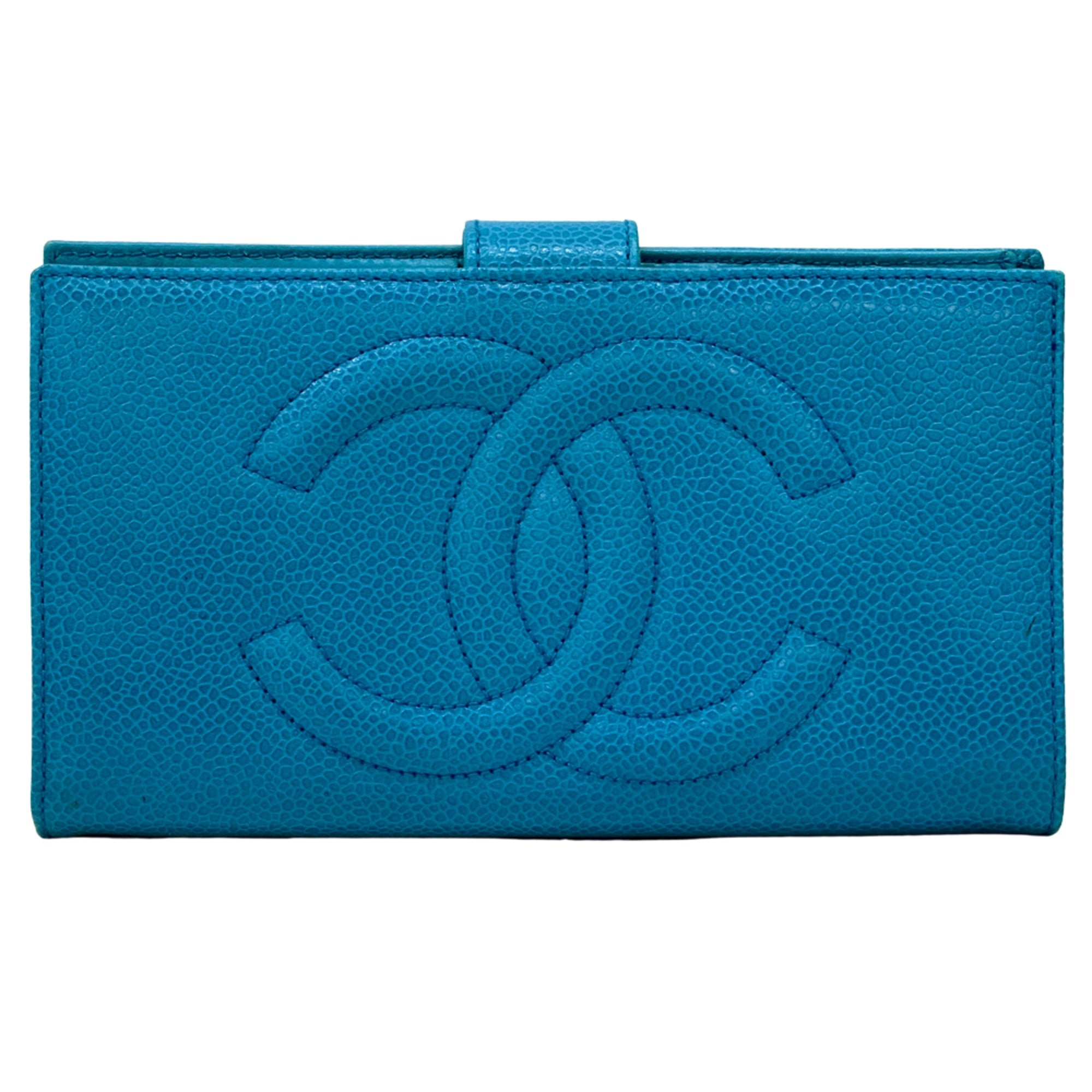Chanel Blue Grained Calfskin (Pre-Owned)
