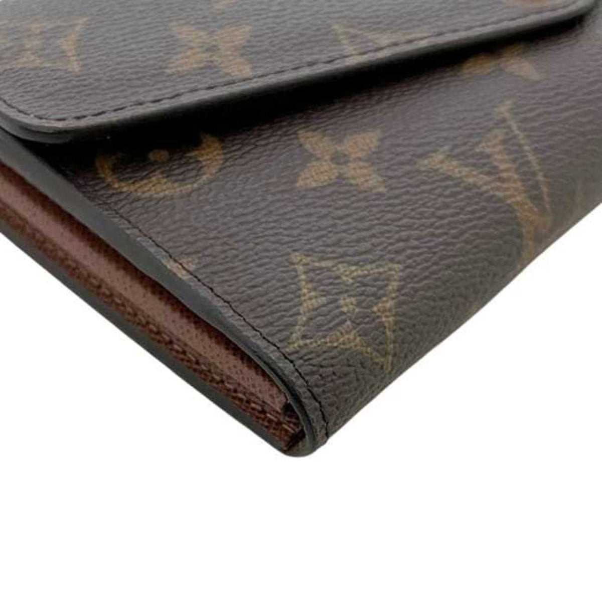 Louis Vuitton Brown Monogram Canvas Long Wallet (Bi-Fold) (Pre-Owned)