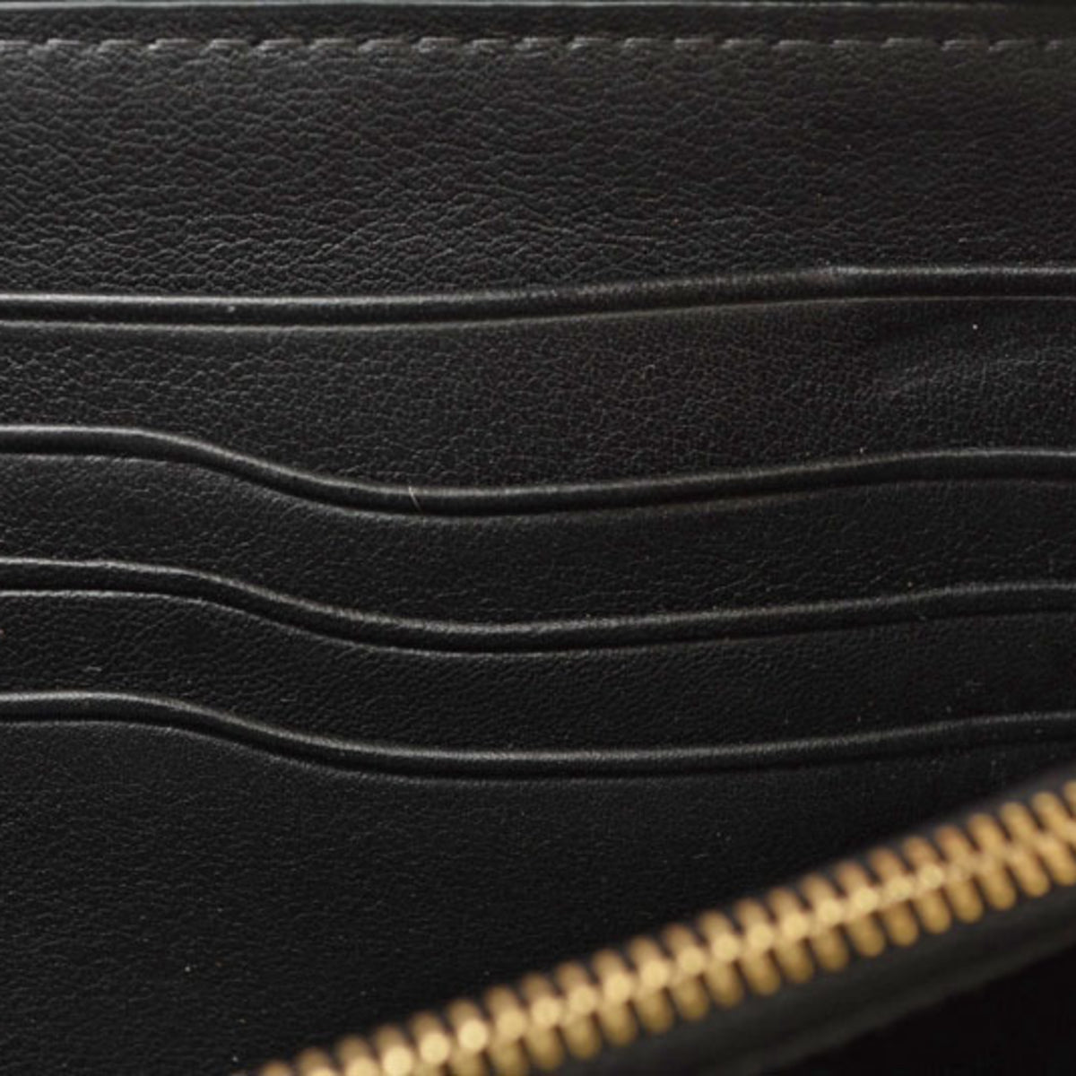 Loewe Black Gray Pvc Long Wallet (Bi-Fold) (Pre-Owned)